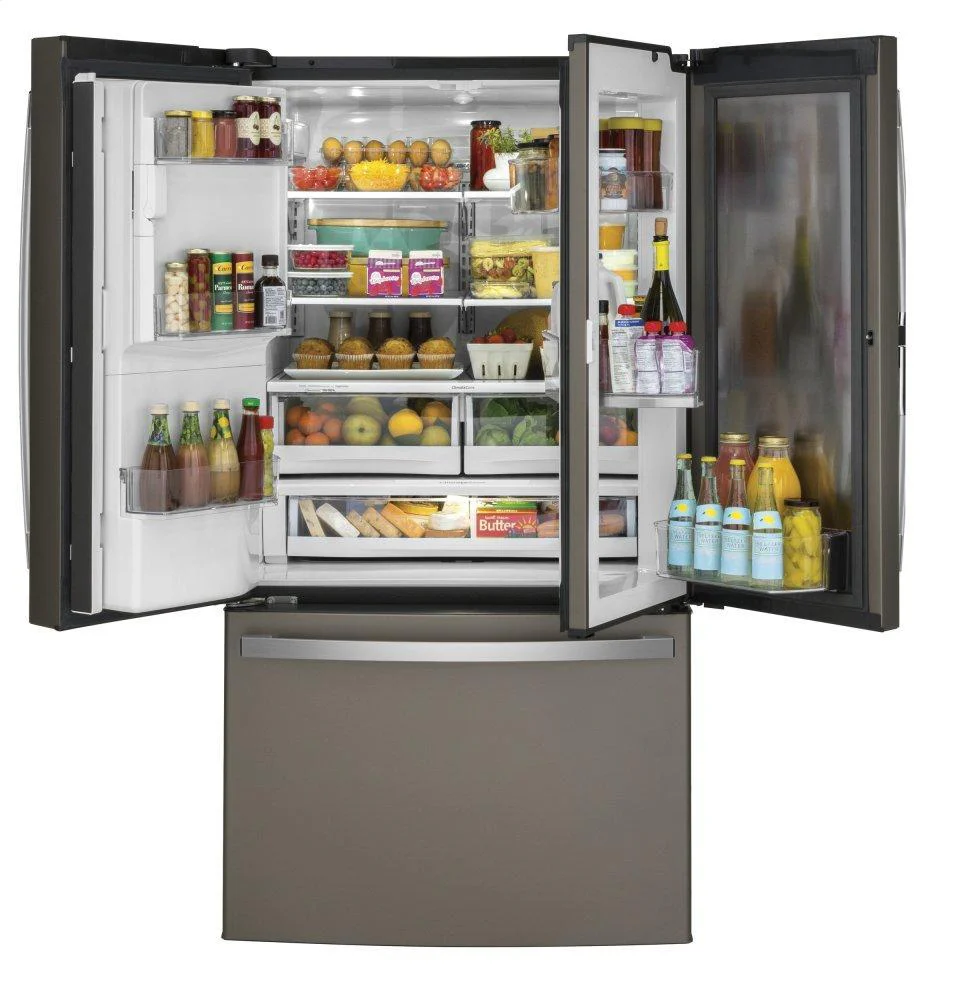 GFD28GMLES GE® 27.7 Cu. Ft. French-Door Refrigerator with Door In Door - Image 3