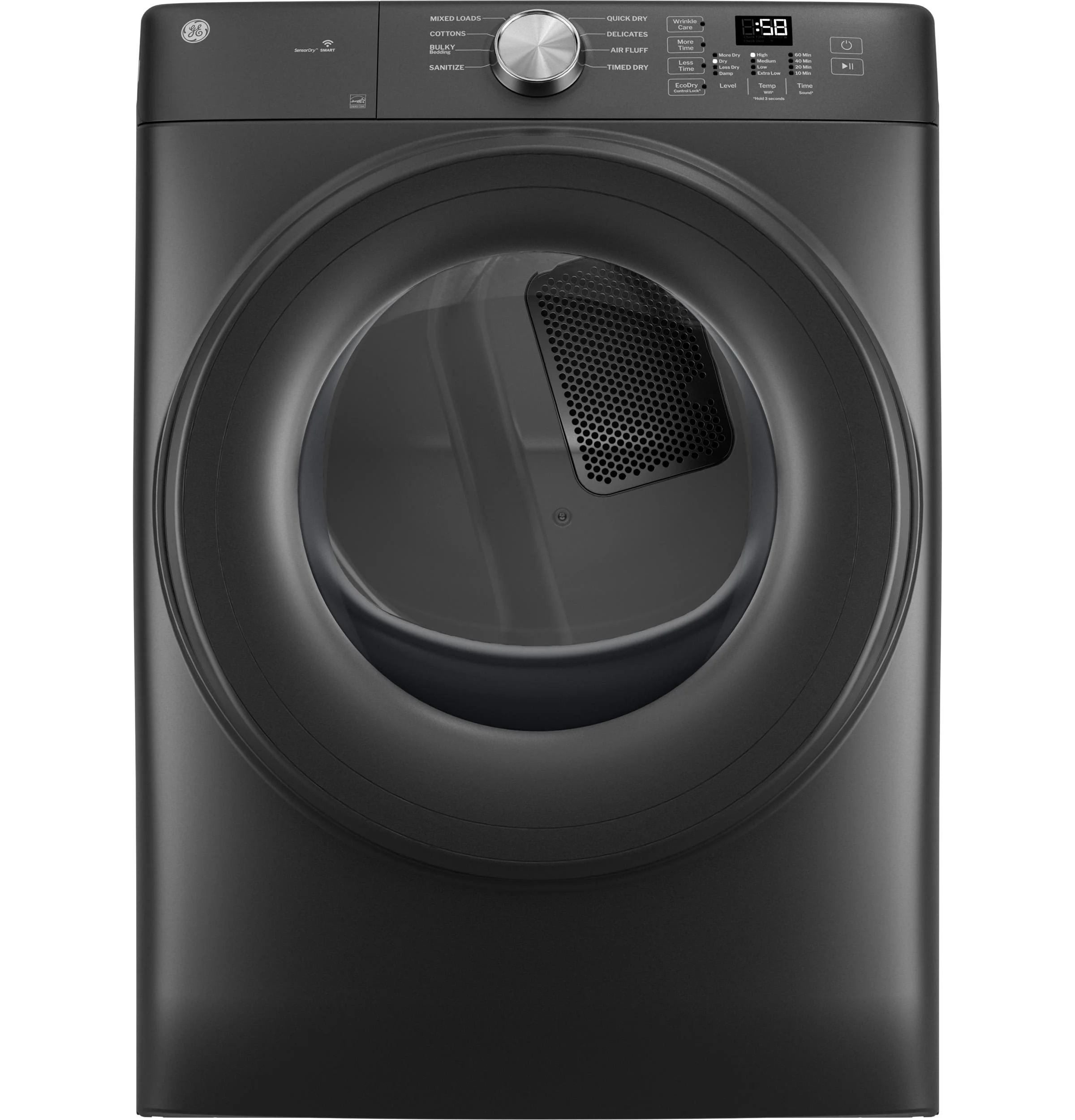 GFD35ESPYDS GE® ENERGY STAR® 7.8 cu. ft. Capacity Smart Front Load Electric Dryer
