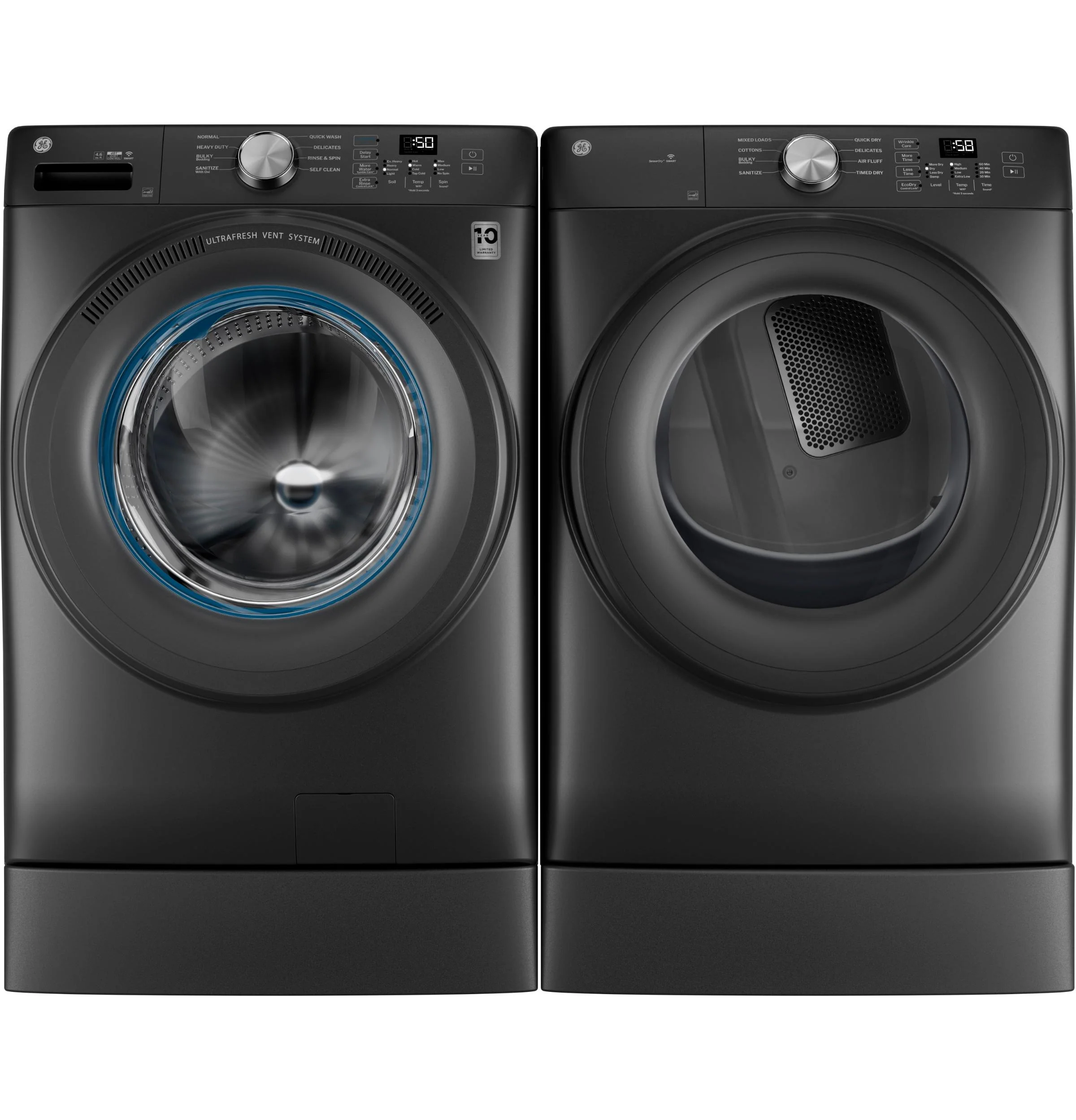 GFD35ESPYDS GE® ENERGY STAR® 7.8 cu. ft. Capacity Smart Front Load Electric Dryer - Image 4