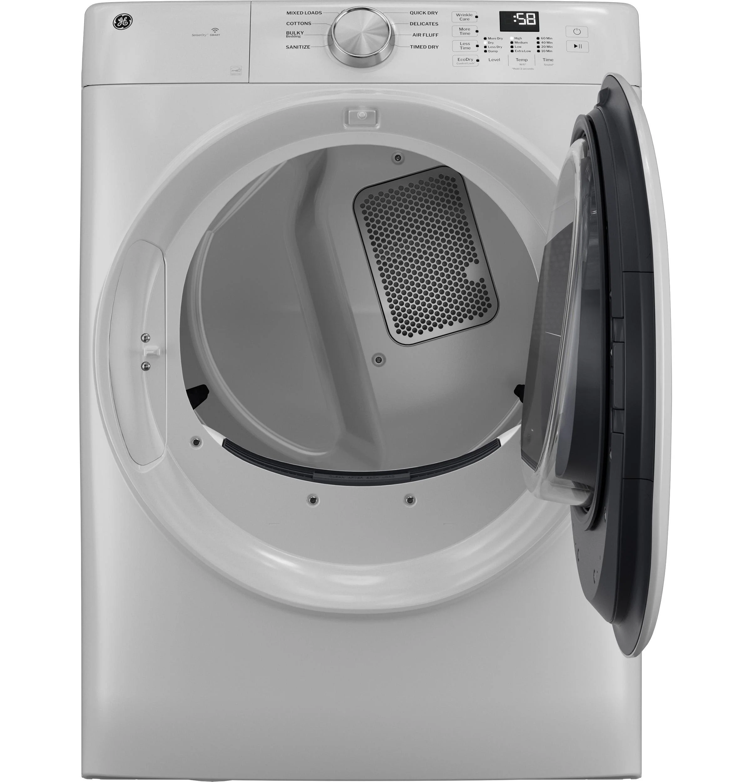 GFD35ESSYWW GE® ENERGY STAR® 7.8 cu. ft. Capacity Smart Front Load Electric Dryer - Image 2