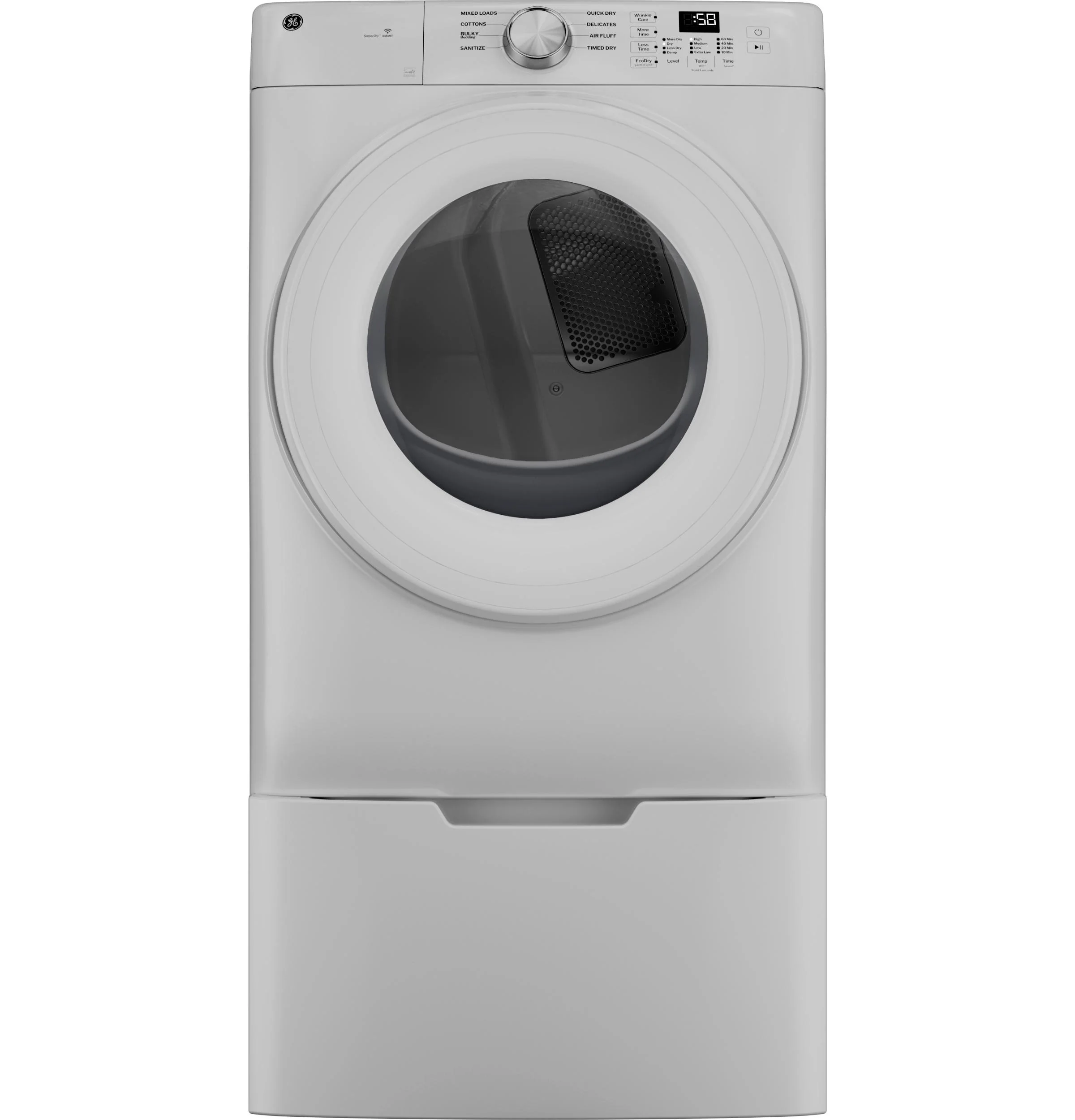 GFD35ESSYWW GE® ENERGY STAR® 7.8 cu. ft. Capacity Smart Front Load Electric Dryer - Image 4