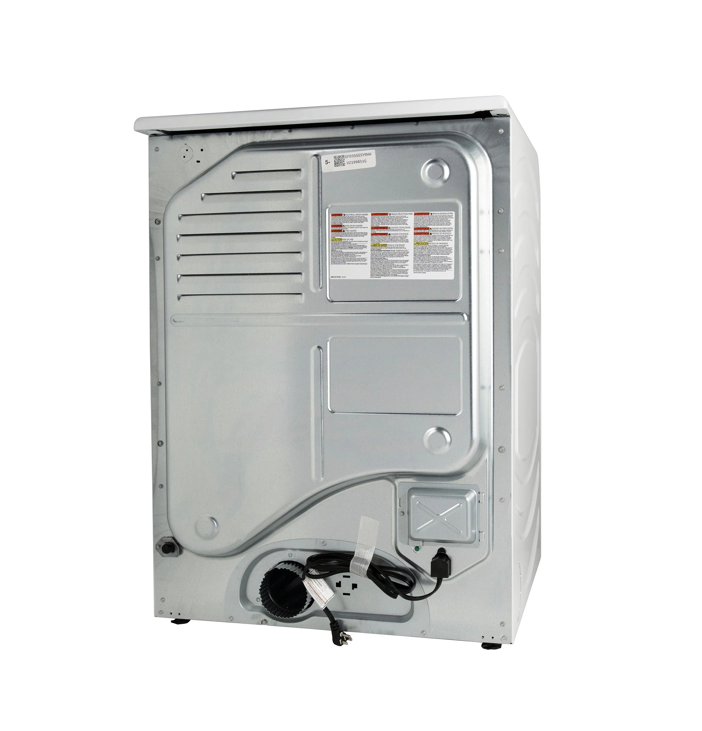 GFD35GSSYWW GE® ENERGY STAR® 7.8 cu. ft. Capacity Smart Front Load Gas Dryer - Image 35