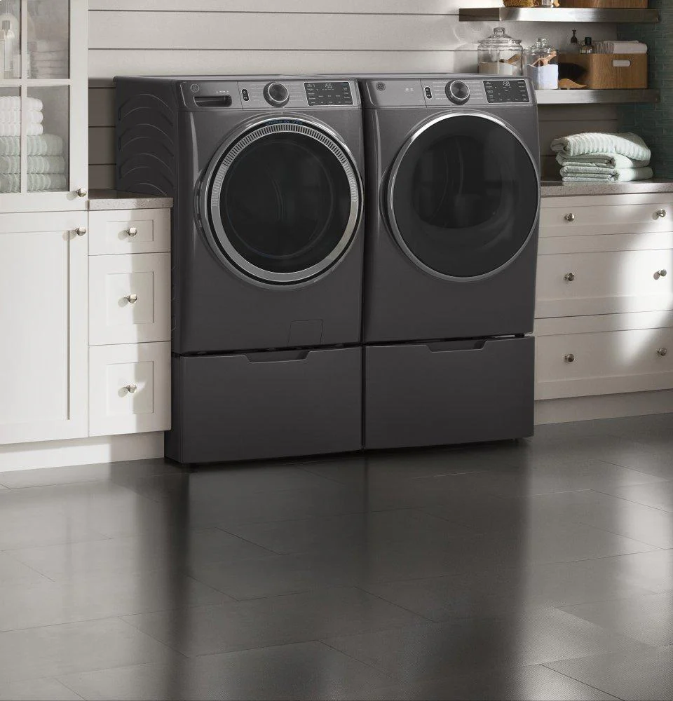 GE® 7.8 cu. ft. Capacity Smart Front Load Electric Dryer with Sanitize Cycle - Image 17