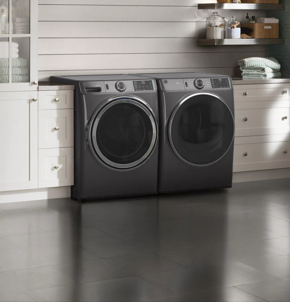 GE® 7.8 cu. ft. Capacity Smart Front Load Electric Dryer with Sanitize Cycle - Image 18