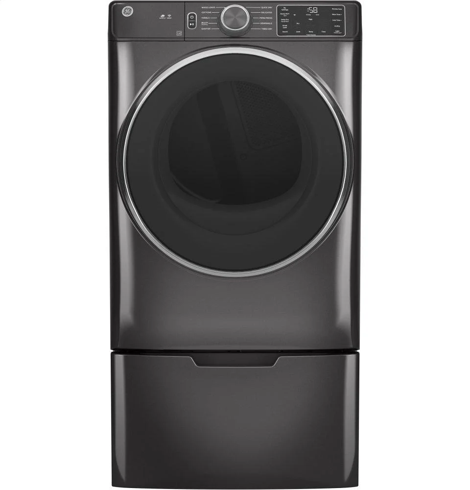 GE® 7.8 cu. ft. Capacity Smart Front Load Electric Dryer with Sanitize Cycle - Image 3