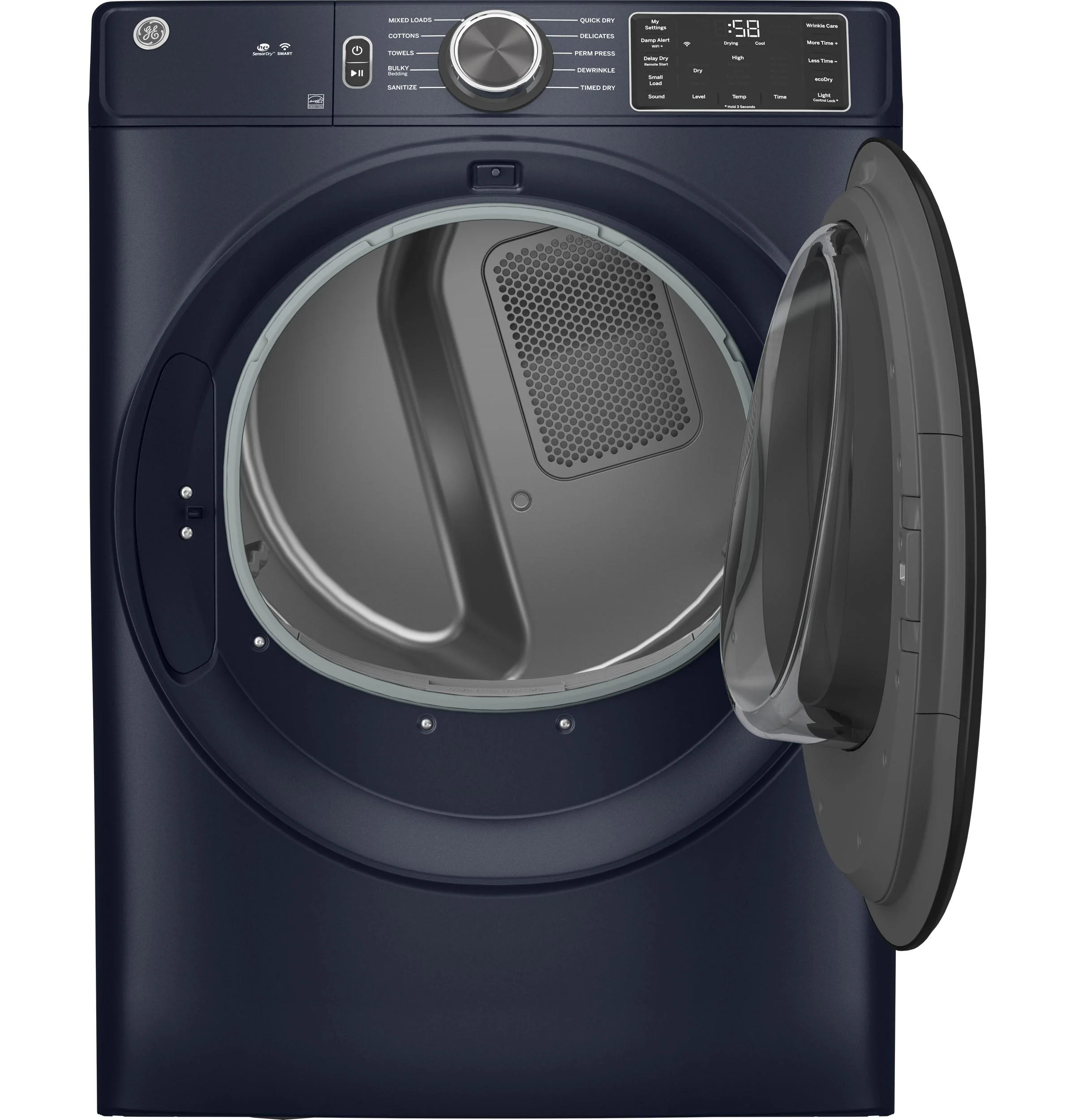 GFD55ESPRRS GE® ENERGY STAR® 7.8 cu. ft. Capacity Smart Front Load Electric Dryer with Sanitize Cycle - Image 17