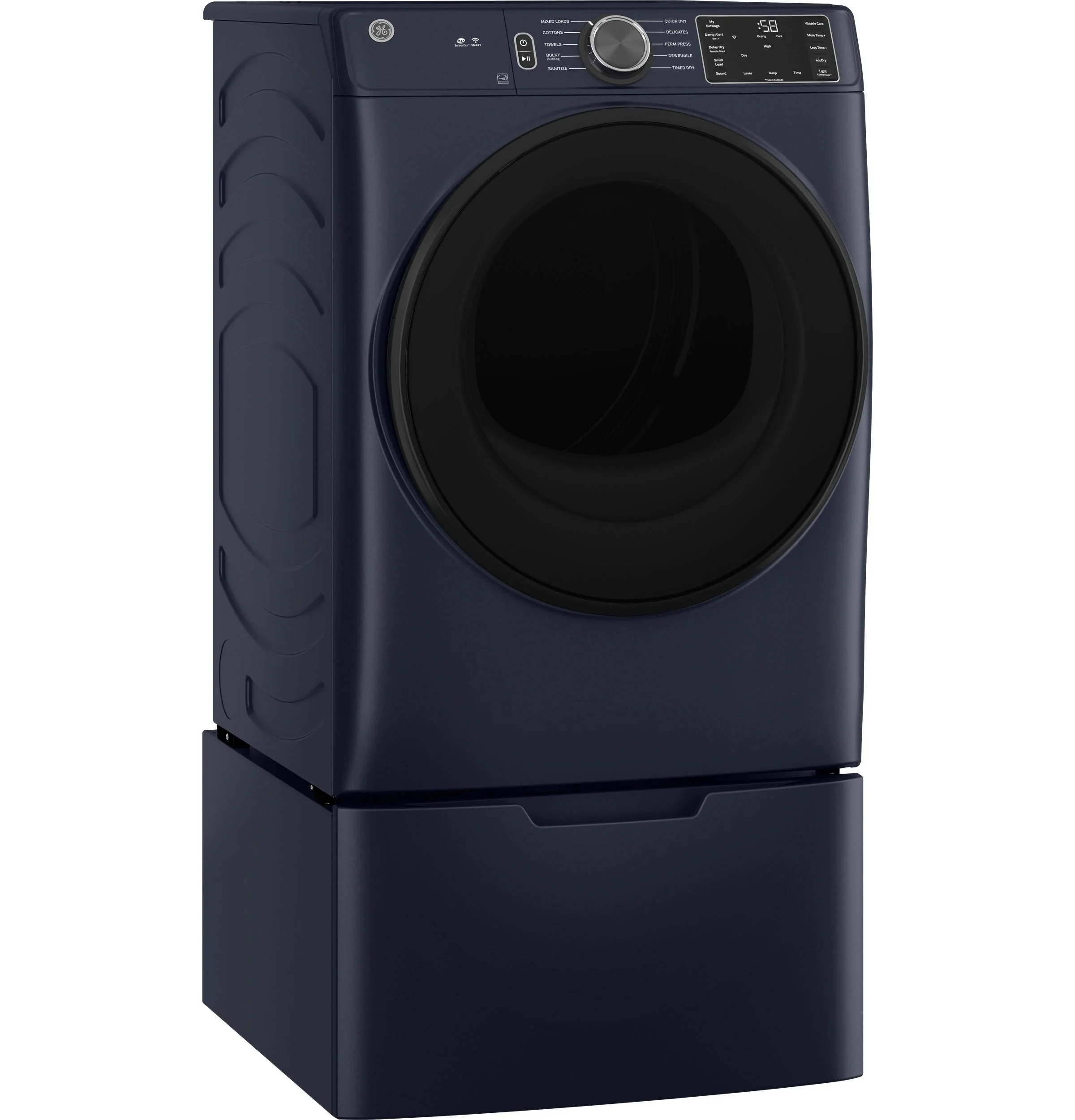GFD55ESPRRS GE® ENERGY STAR® 7.8 cu. ft. Capacity Smart Front Load Electric Dryer with Sanitize Cycle - Image 18
