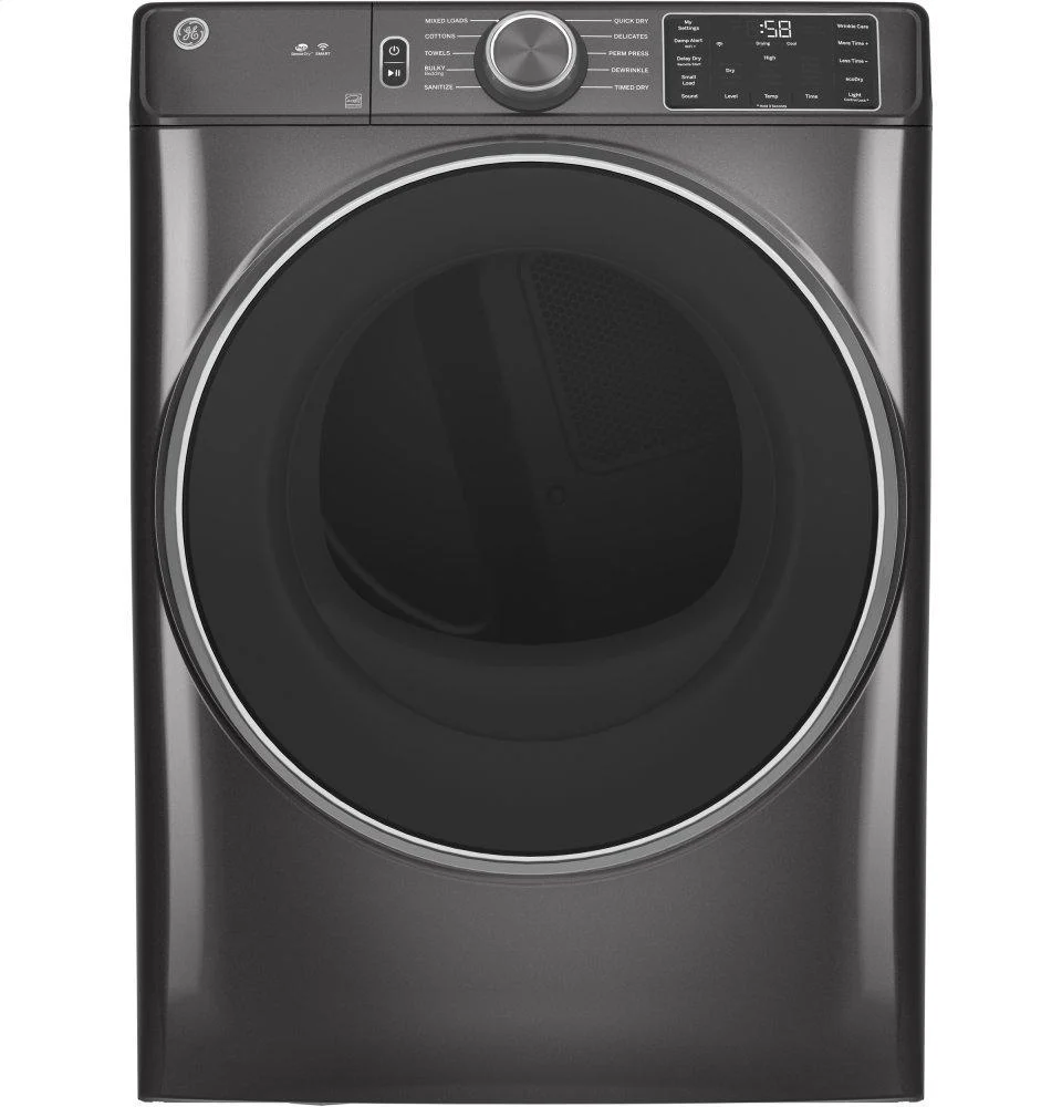 GFD55GSPNDG GE® ENERGY STAR® 7.8 cu. ft. Capacity Smart Front Load Gas Dryer with Sanitize Cycle - Image 2