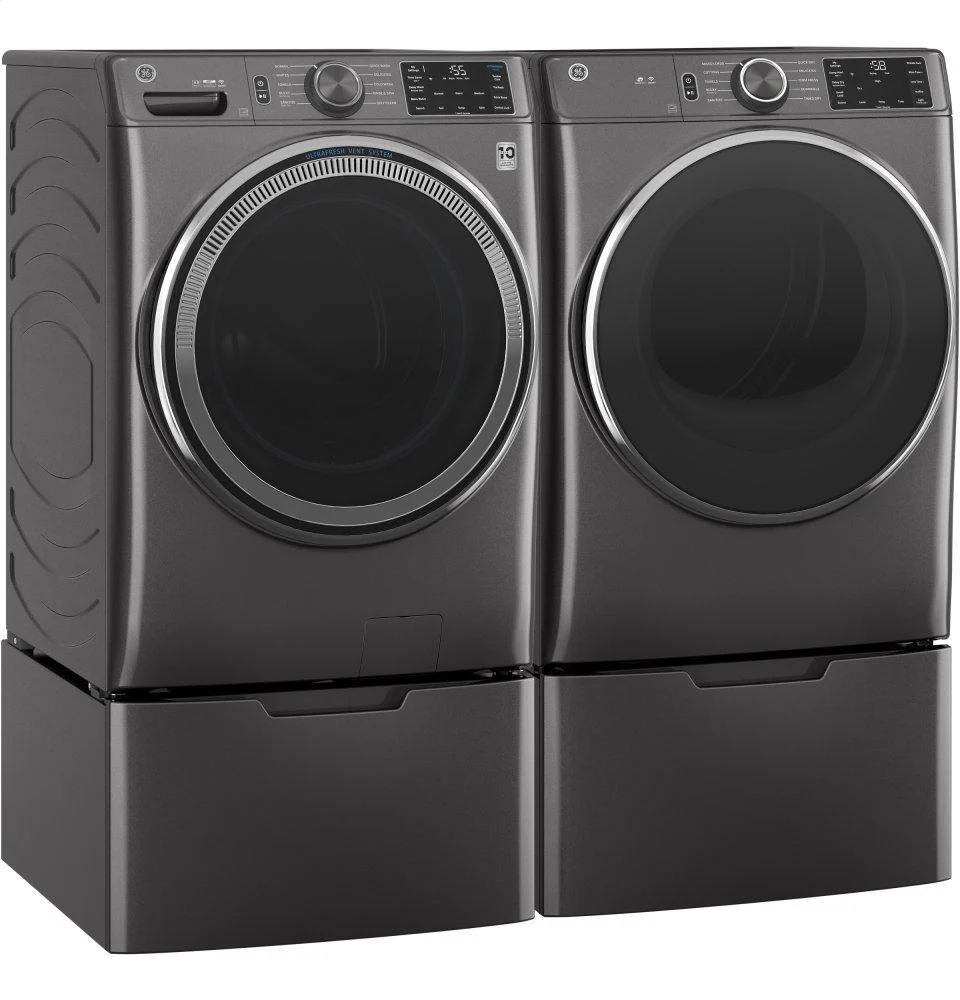 GFD55GSPNDG GE® ENERGY STAR® 7.8 cu. ft. Capacity Smart Front Load Gas Dryer with Sanitize Cycle - Image 9