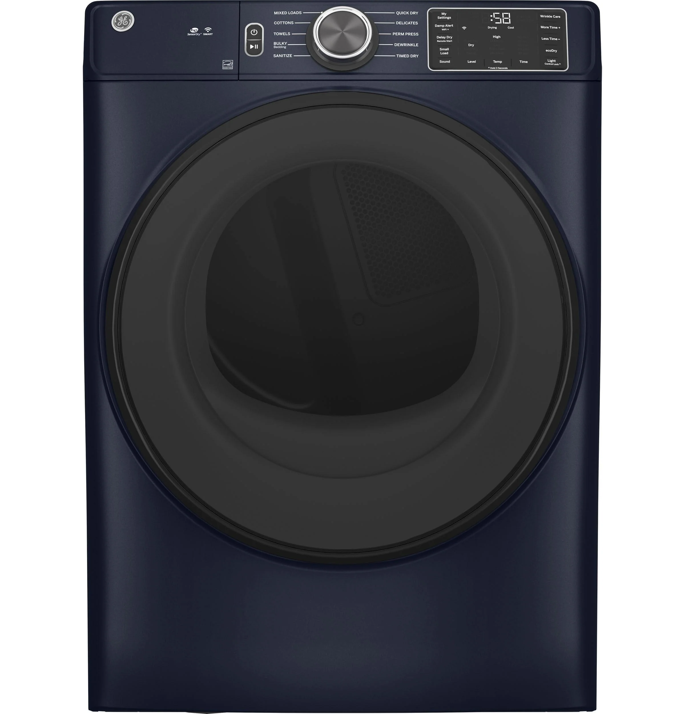 GFD55GSPRRS GE® ENERGY STAR® 7.8 cu. ft. Capacity Smart Front Load Gas Dryer with Sanitize Cycle - Image 14