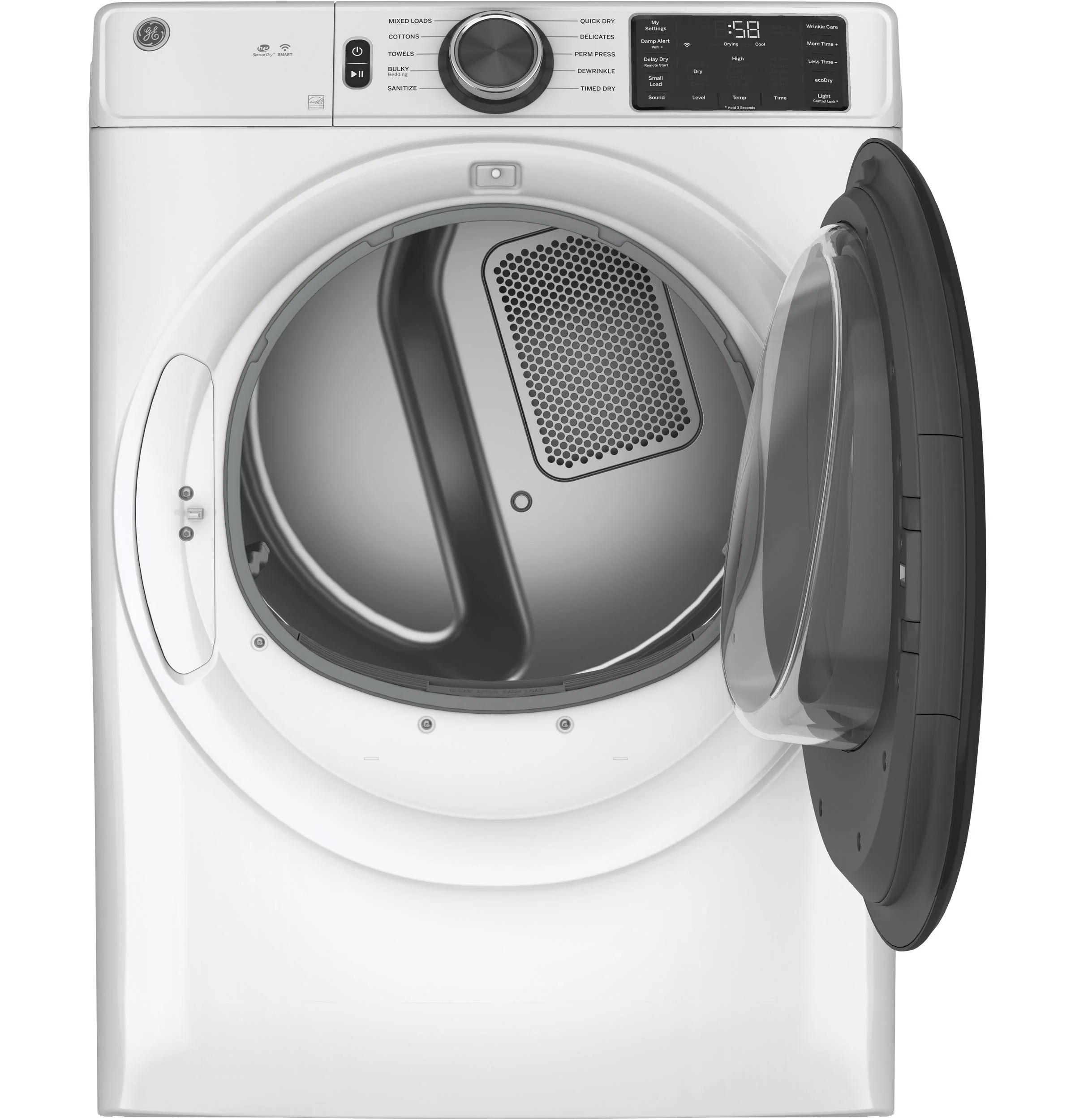 GFD55GSSNWW GE® ENERGY STAR® 7.8 cu. ft. Capacity Smart Front Load Gas Dryer with Sanitize Cycle - Image 39