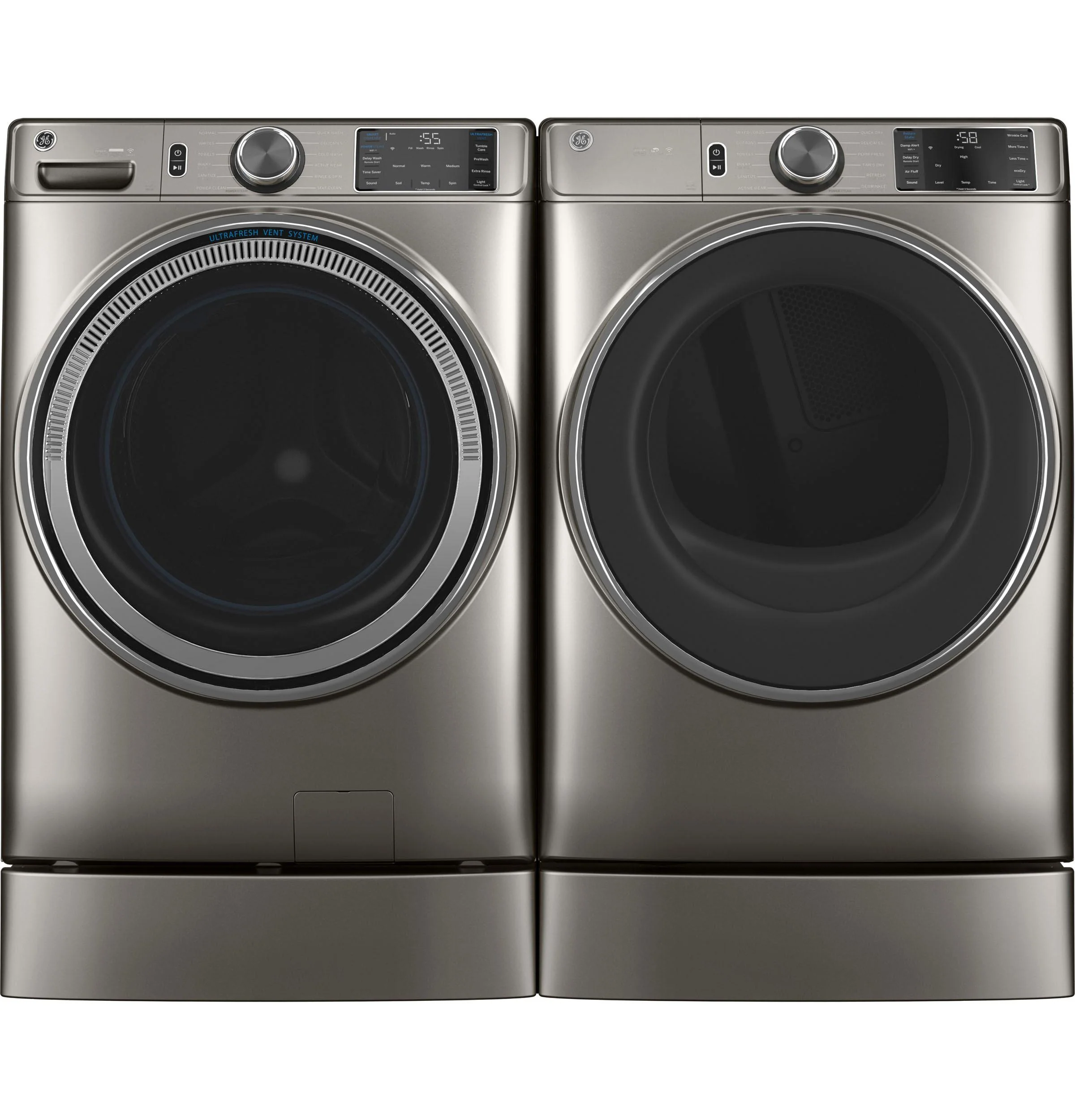 GE® 7.8 cu. ft. Capacity Smart Front Load Electric Dryer with Steam and Sanitize Cycle - Image 44