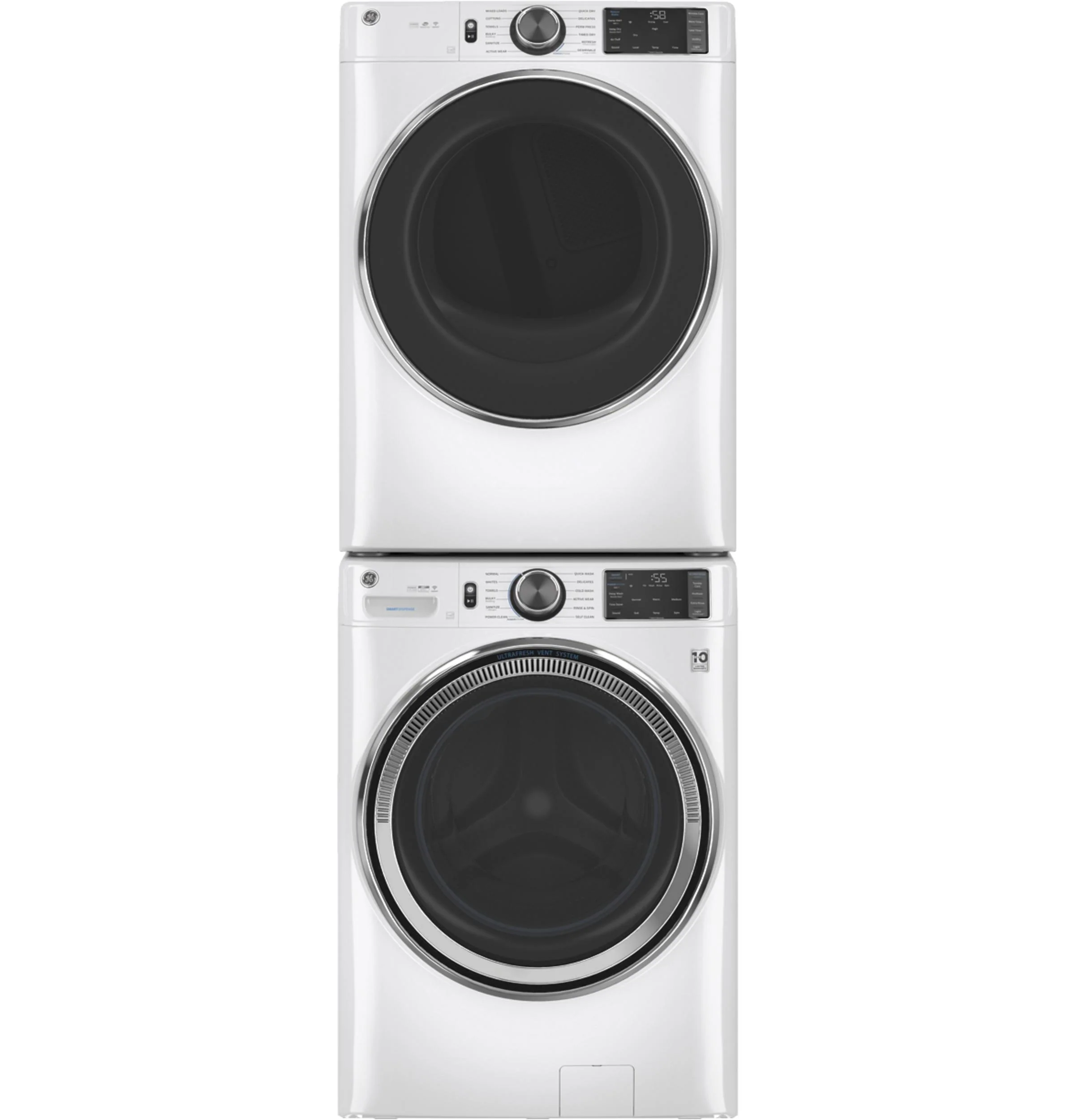 GE® 7.8 cu. ft. Capacity Smart Front Load Electric Dryer with Steam and Sanitize Cycle - Image 7
