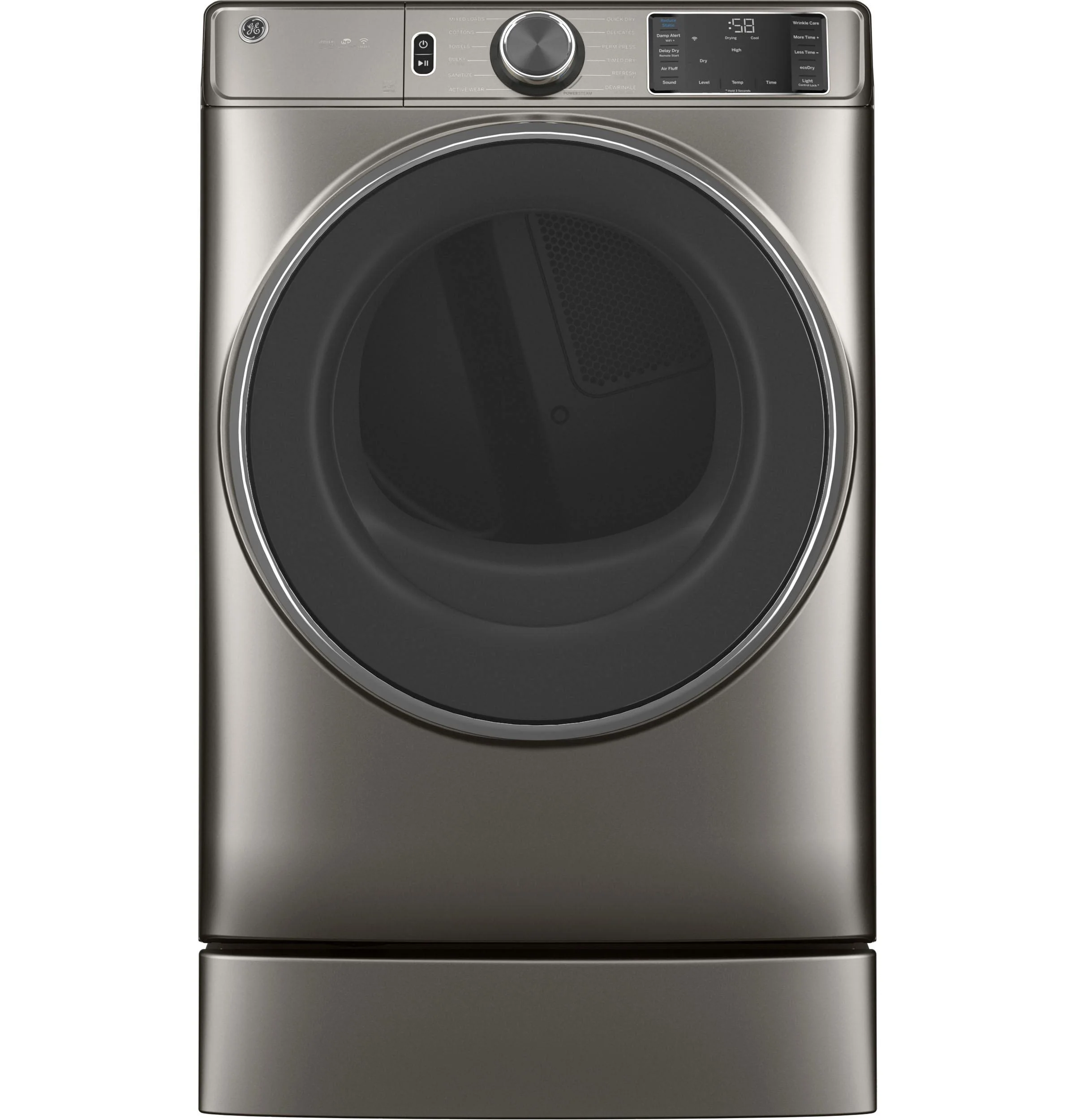 GE® 7.8 cu. ft. Capacity Smart Front Load Gas Dryer with Steam and Sanitize Cycle - Image 21