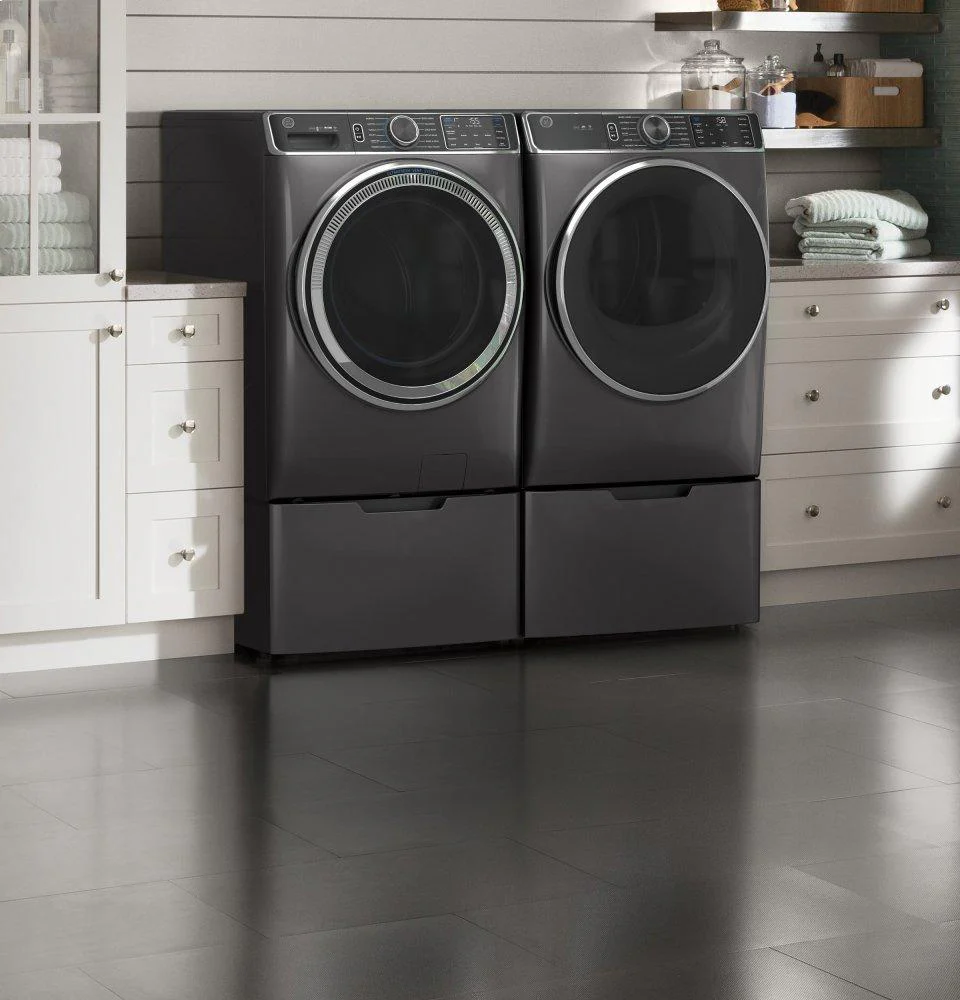 GE® 7.8 cu. ft. Capacity Smart Front Load Electric Dryer with Steam and Sanitize Cycle - Image 11