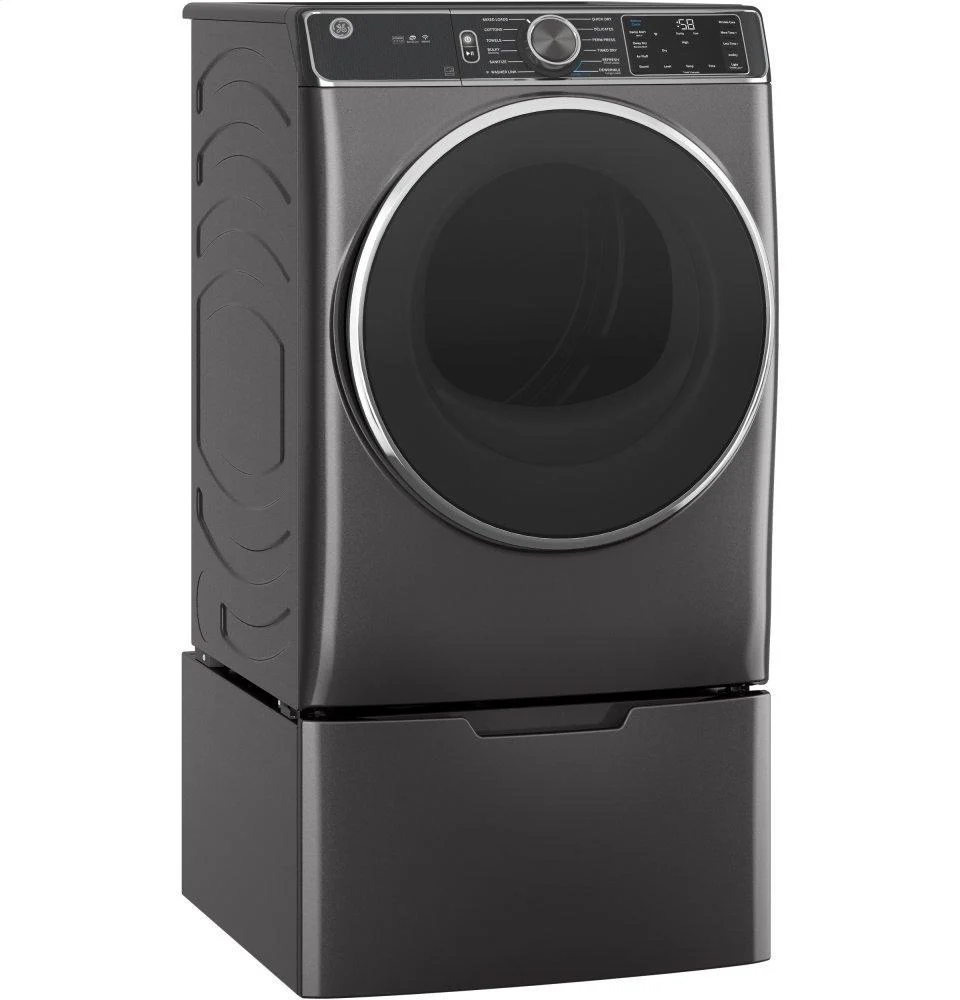 GE® 7.8 cu. ft. Capacity Smart Front Load Electric Dryer with Steam and Sanitize Cycle - Image 3