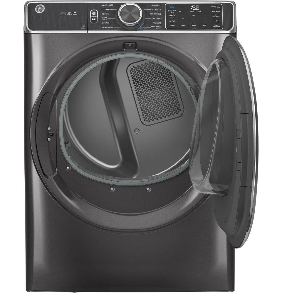 GE® 7.8 cu. ft. Capacity Smart Front Load Electric Dryer with Steam and Sanitize Cycle - Image 5