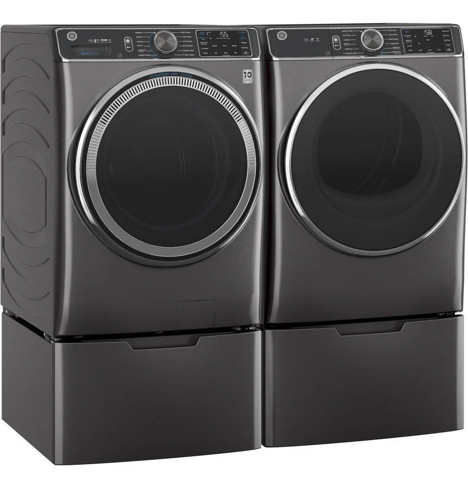 GE® 7.8 cu. ft. Capacity Smart Front Load Electric Dryer with Steam and Sanitize Cycle - Image 8