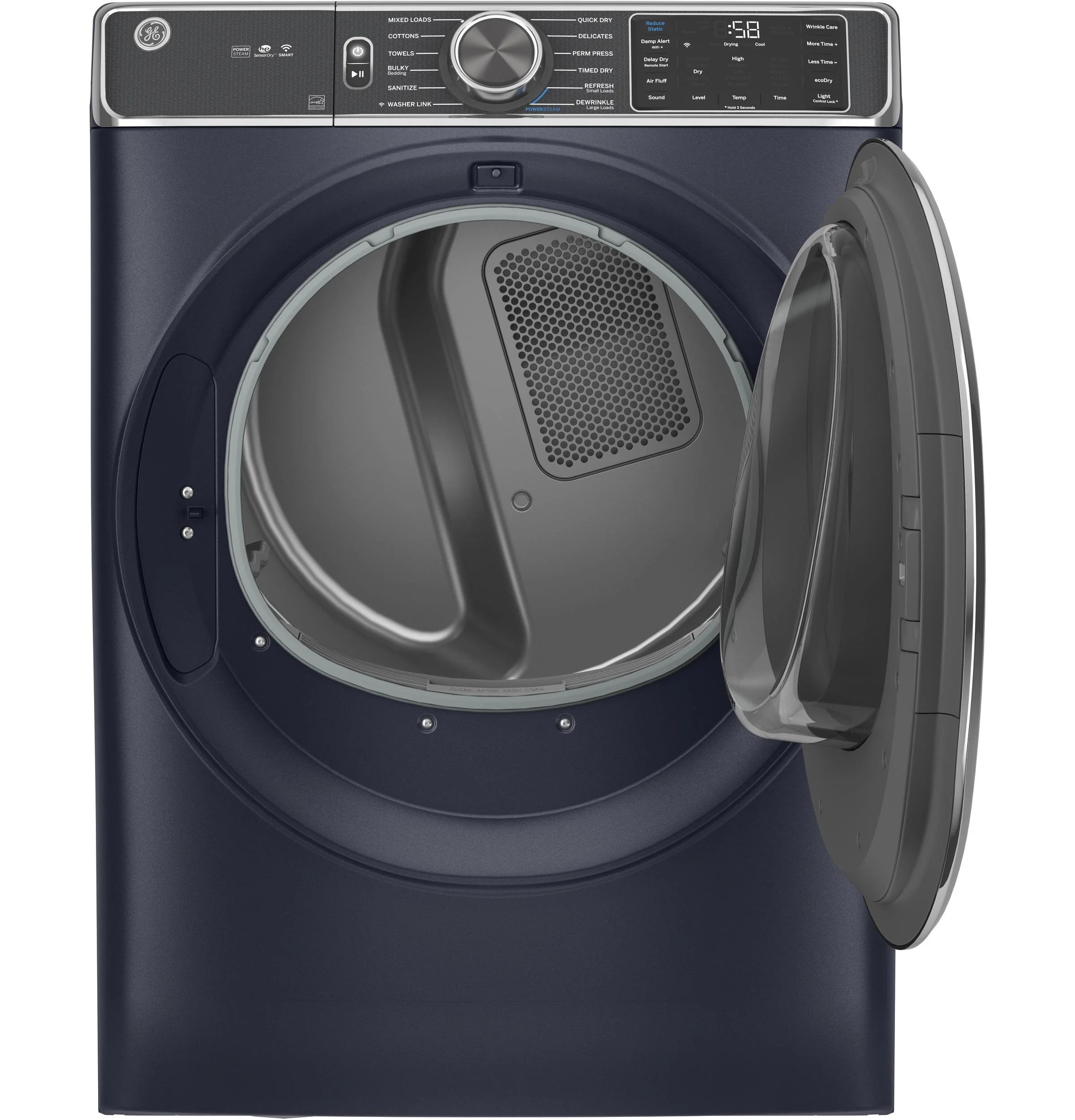 GE® ENERGY STAR® 7.8 cu. ft. Capacity Smart Front Load Electric Dryer with Steam and Sanitize Cycle - Image 27