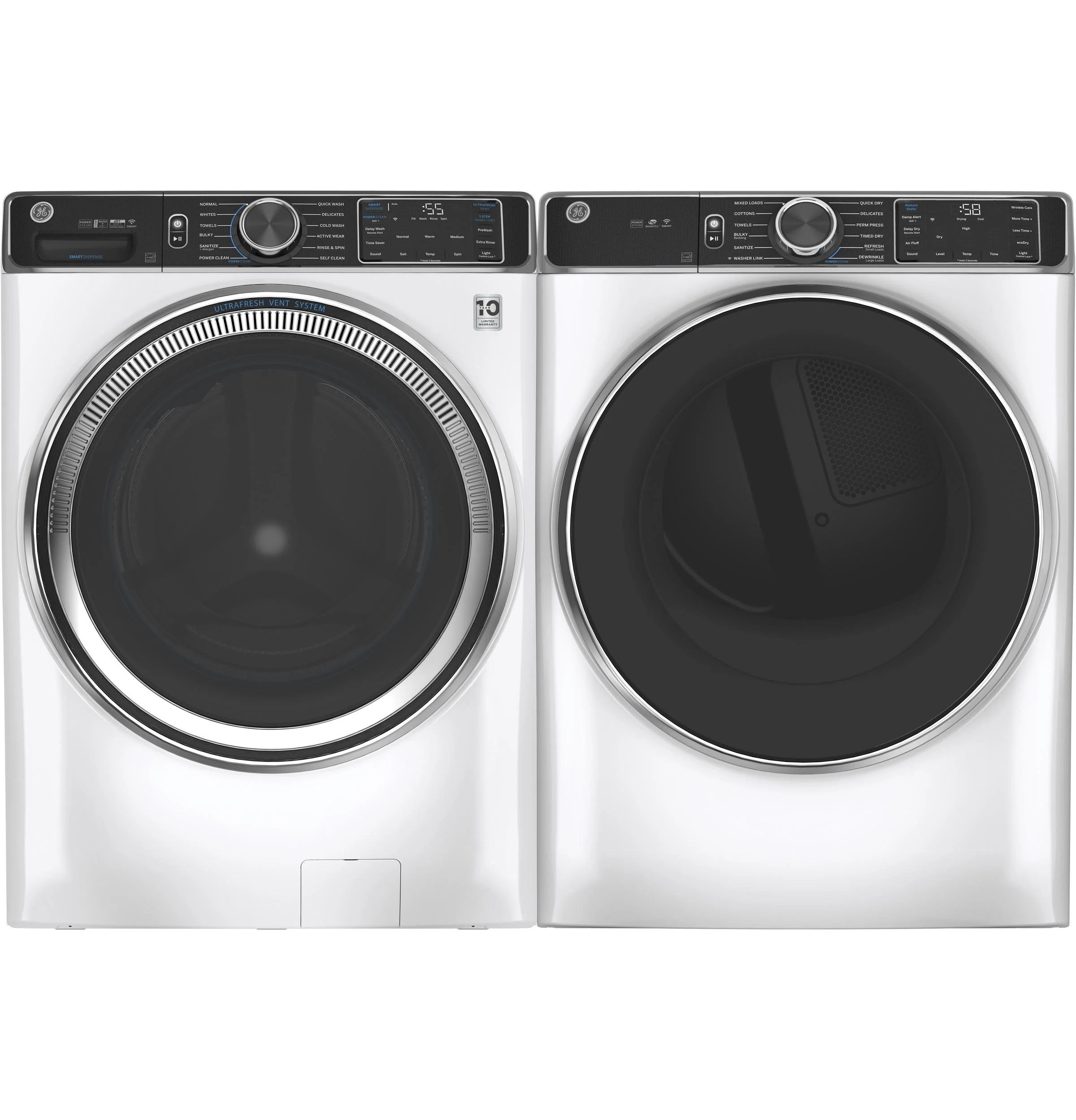 GE® ENERGY STAR® 7.8 cu. ft. Capacity Smart Front Load Gas Dryer with Steam and Sanitize Cycle - Image 4
