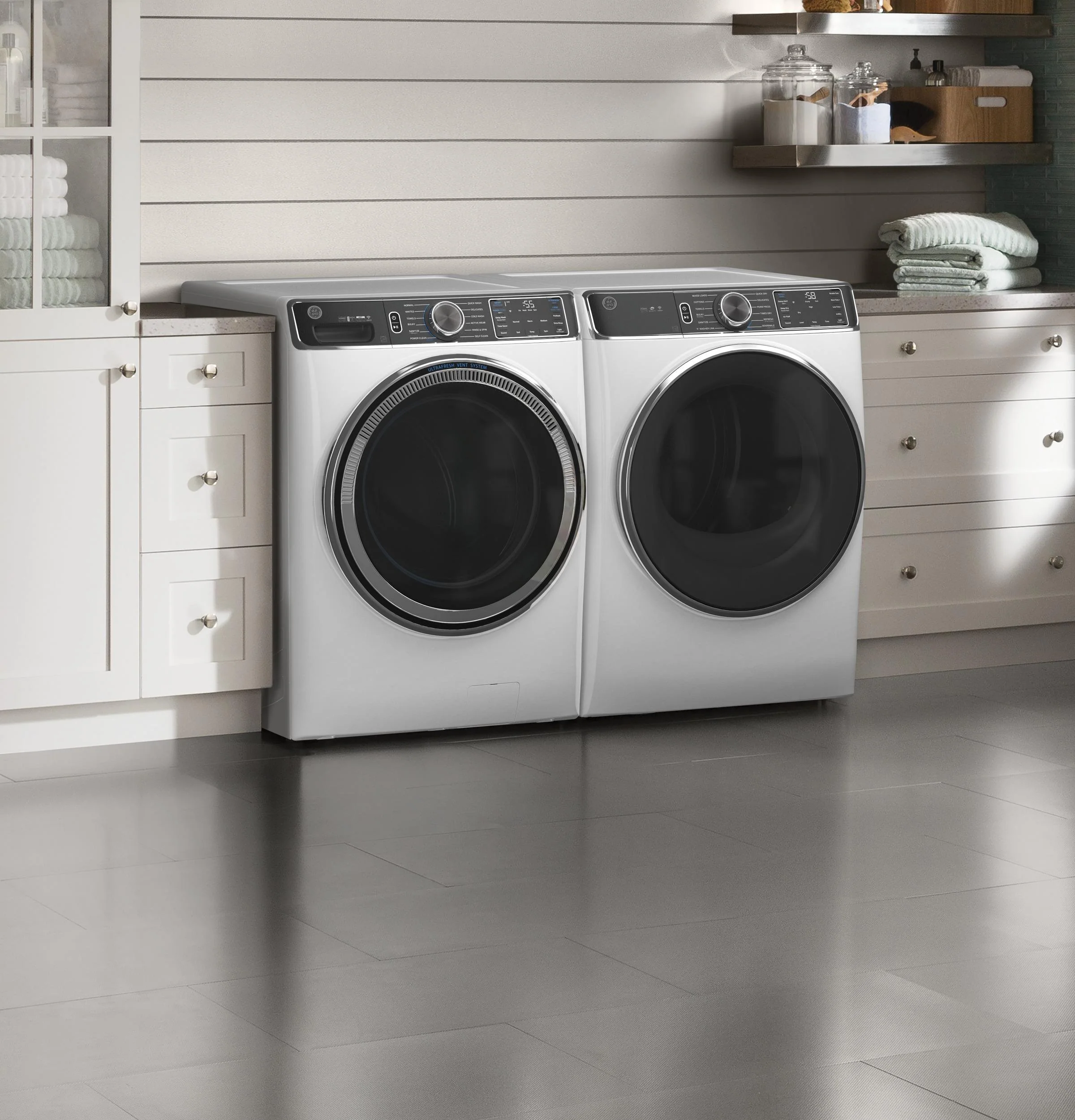 GE® ENERGY STAR® 7.8 cu. ft. Capacity Smart Front Load Gas Dryer with Steam and Sanitize Cycle - Image 41