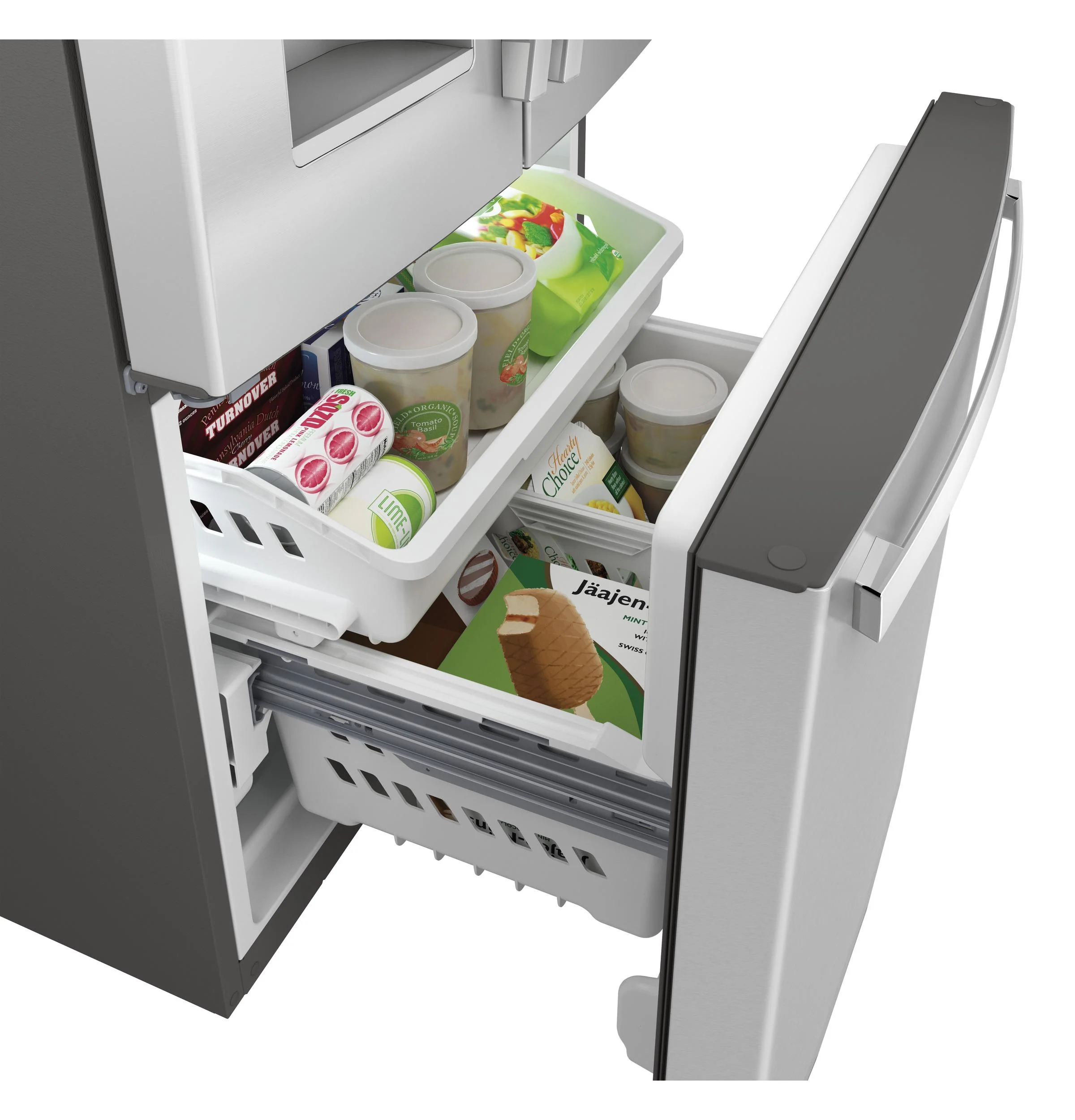 GFE24JYKFS GE® ENERGY STAR® 23.6 Cu. Ft. French-Door Refrigerator - Image 7