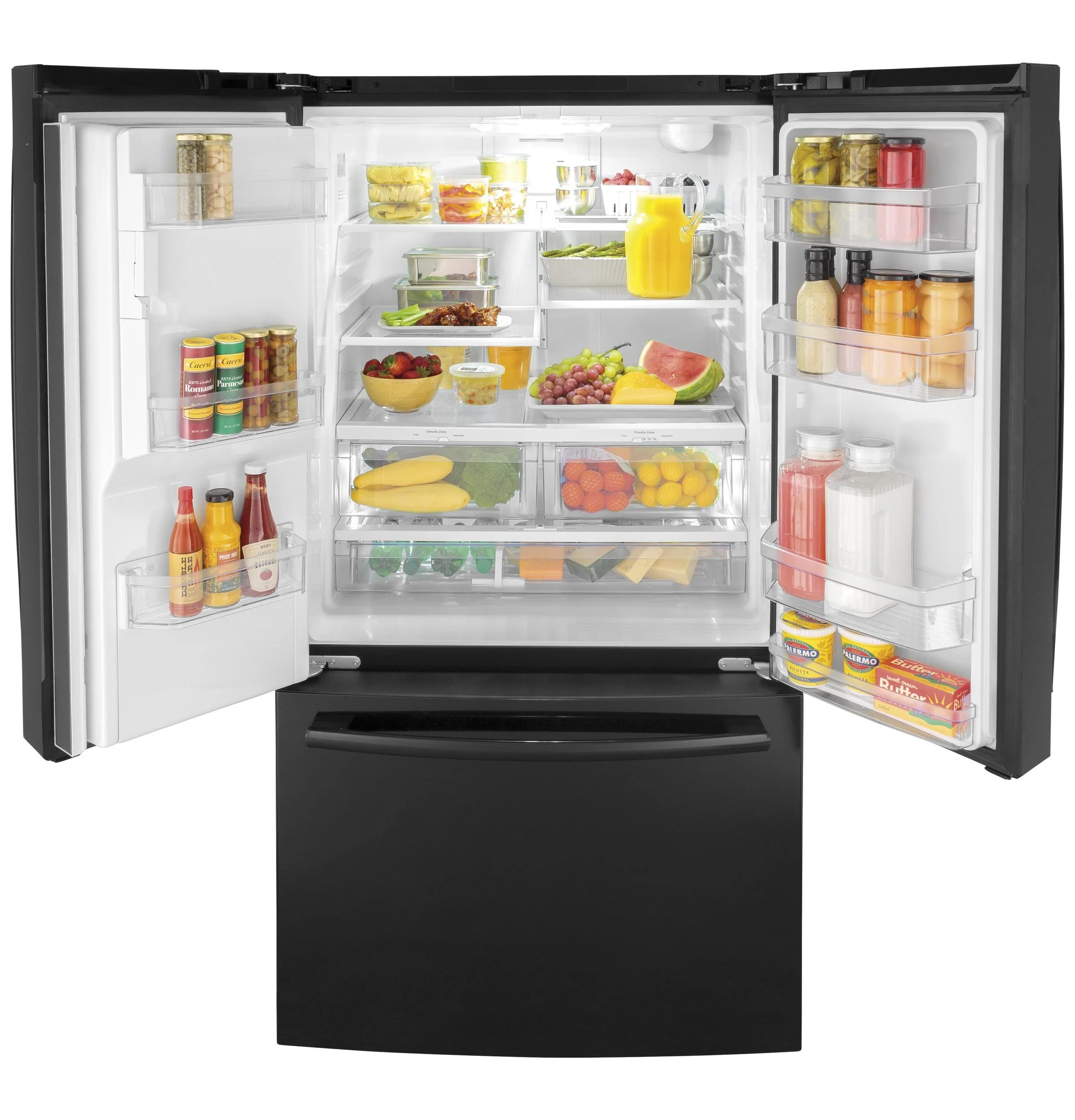 GFE26JGMBB GE® ENERGY STAR® 25.7 Cu. Ft. French-Door Refrigerator - Image 2