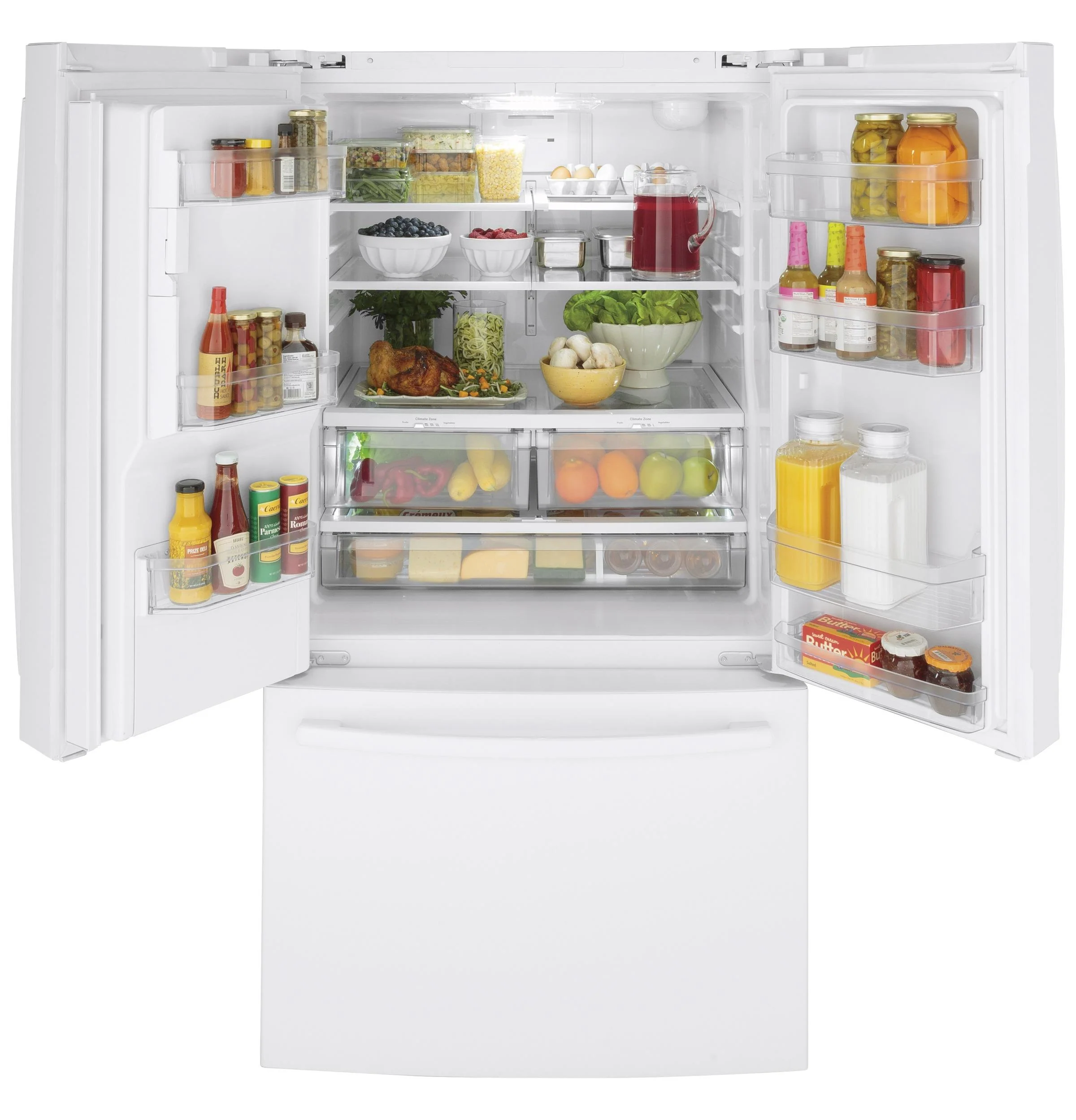 GFE26JGMWW GE® ENERGY STAR® 25.7 Cu. Ft. French-Door Refrigerator - Image 14