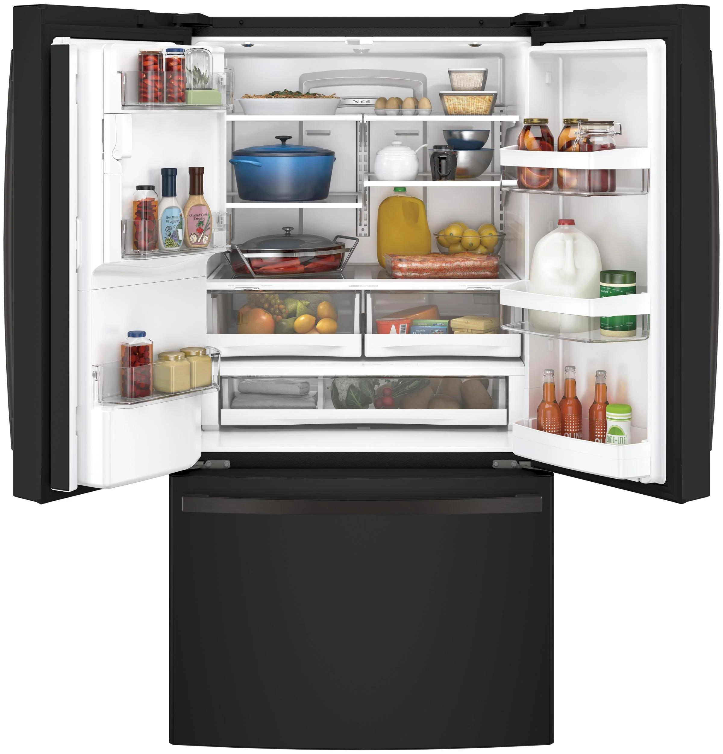 GFE28GELDS GE® ENERGY STAR® 27.7 Cu. Ft. French-Door Refrigerator - Image 2