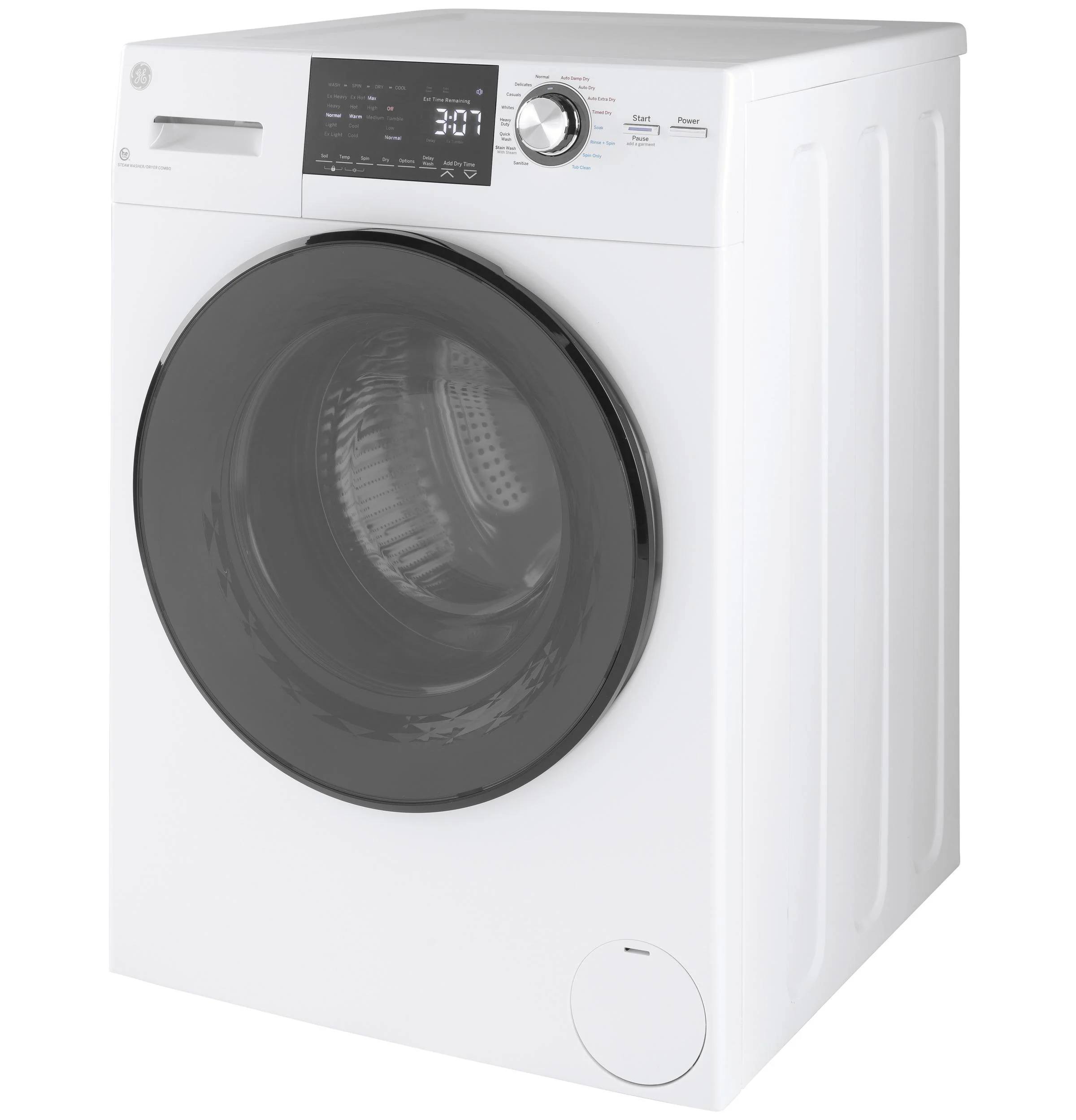 GFQ14ESSNWW GE® 24" 2.4 cu. ft.Capacity Front Load Washer/Condenser Dryer Combo - Image 4