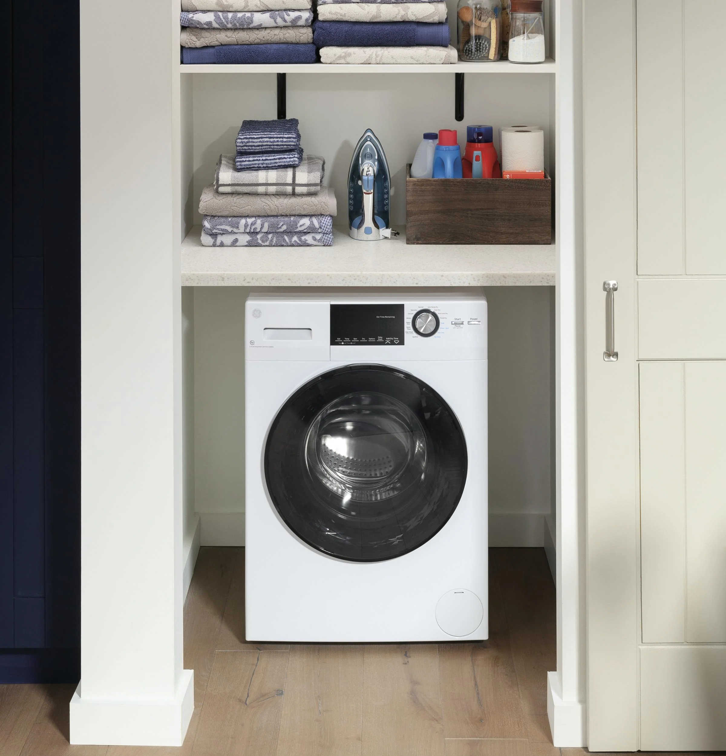 GFQ14ESSNWW GE® 24" 2.4 cu. ft.Capacity Front Load Washer/Condenser Dryer Combo - Image 7