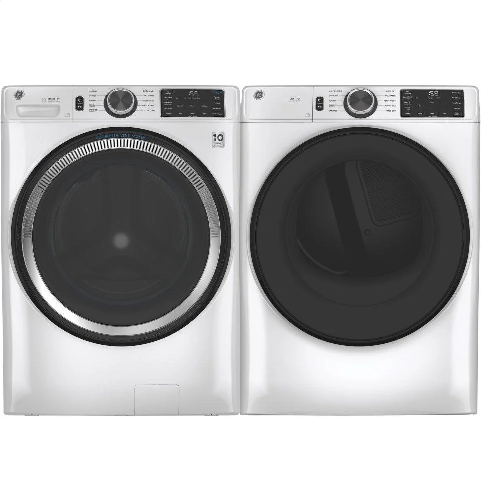 GFV55ESSNWW GE® Long Vent 7.8 cu. ft. Capacity Smart Electric Dryer with Sanitize Cycle - Image 5