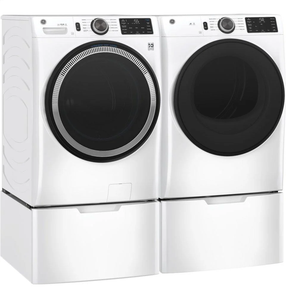 GFV55ESSNWW GE® Long Vent 7.8 cu. ft. Capacity Smart Electric Dryer with Sanitize Cycle - Image 7