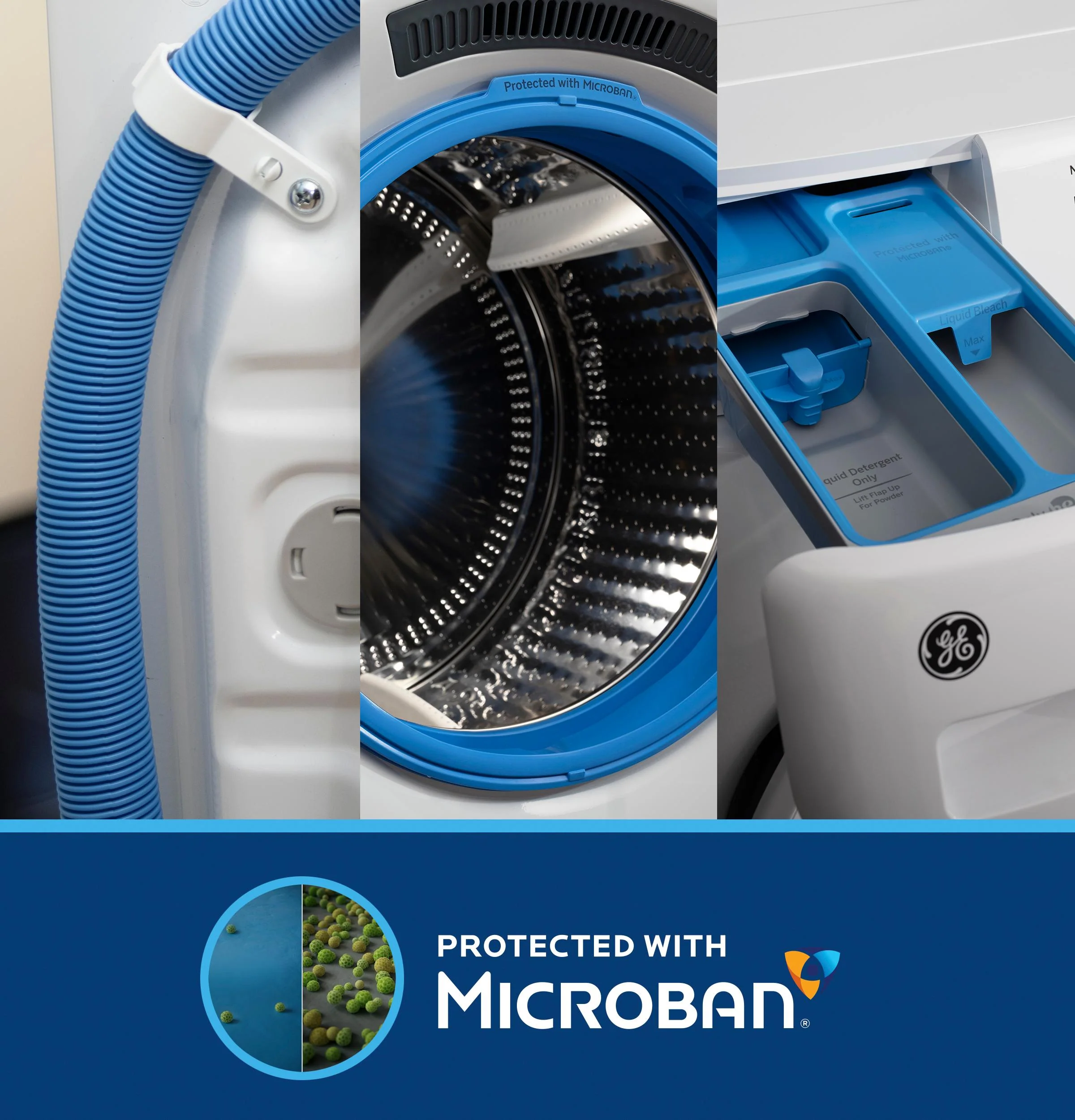 GFW350SPYDS GE® ENERGY STAR® 4.6 cu. ft. Capacity Smart Front Load Washer with UltraFresh Vent System with OdorBlock™ - Image 18