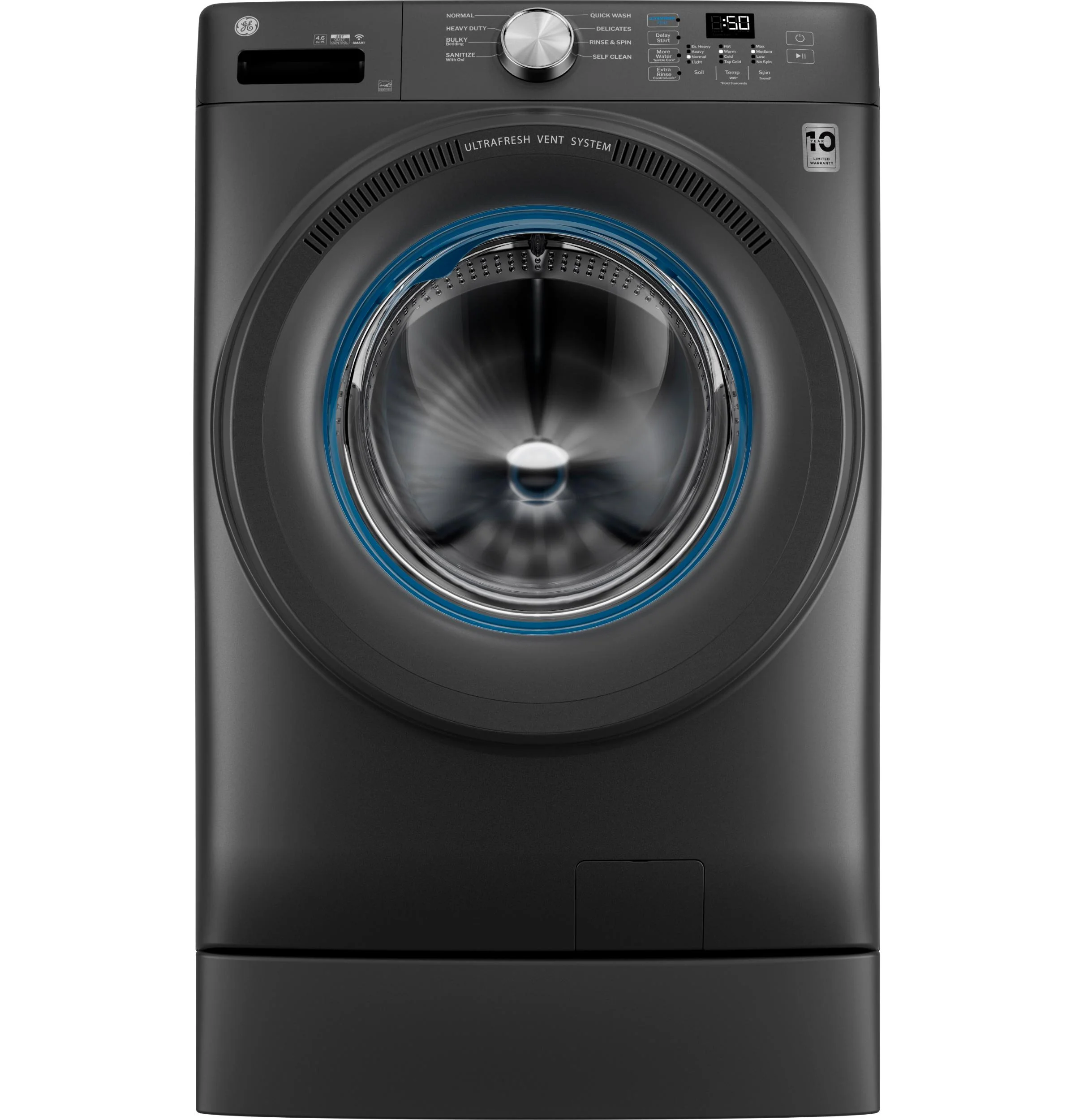 GFW350SPYDS GE® ENERGY STAR® 4.6 cu. ft. Capacity Smart Front Load Washer with UltraFresh Vent System with OdorBlock™ - Image 3