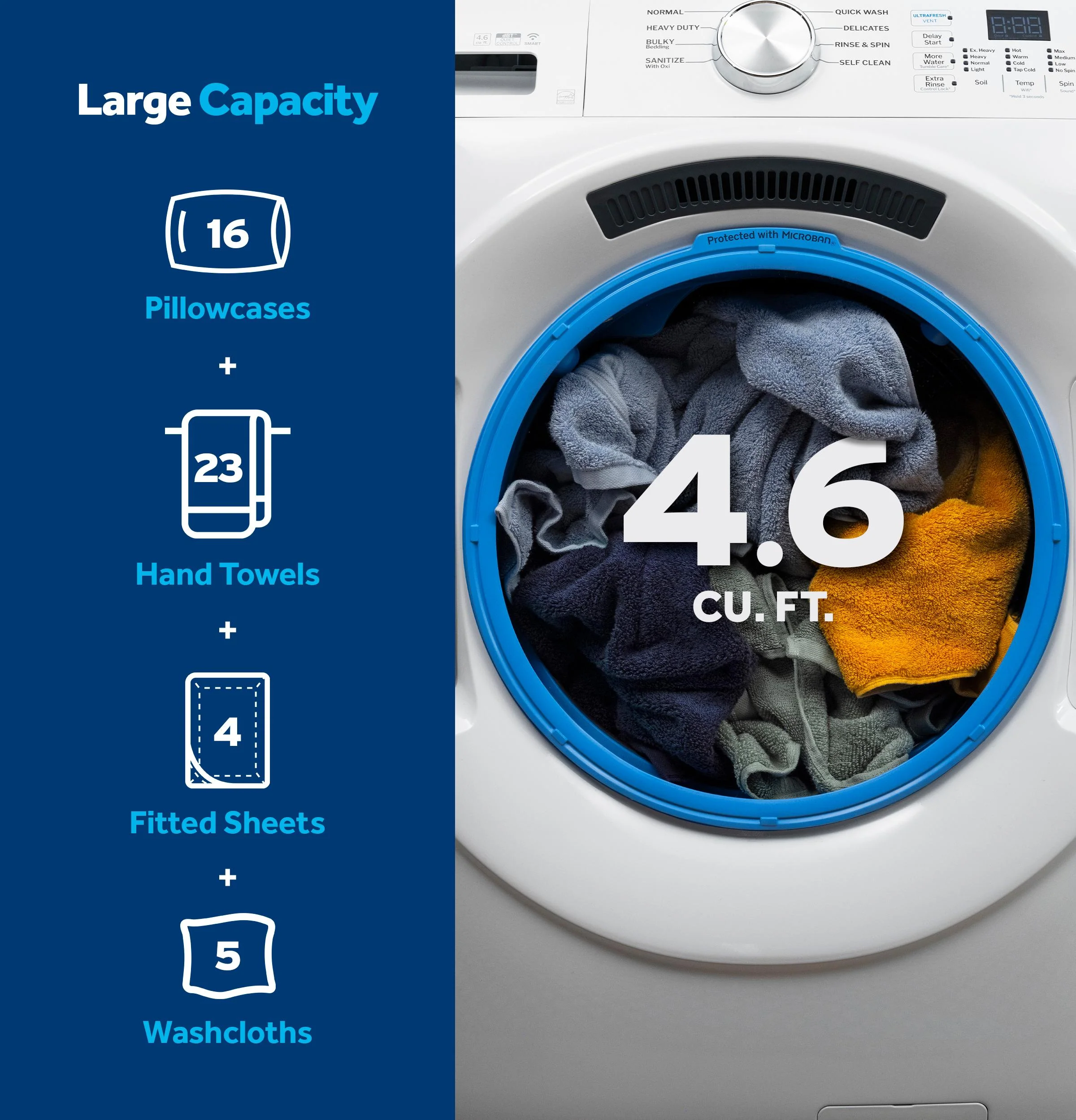 GFW350SSYWW GE® ENERGY STAR® 4.6 cu. ft. Capacity Smart Front Load Washer with UltraFresh Vent System with OdorBlock™ - Image 20