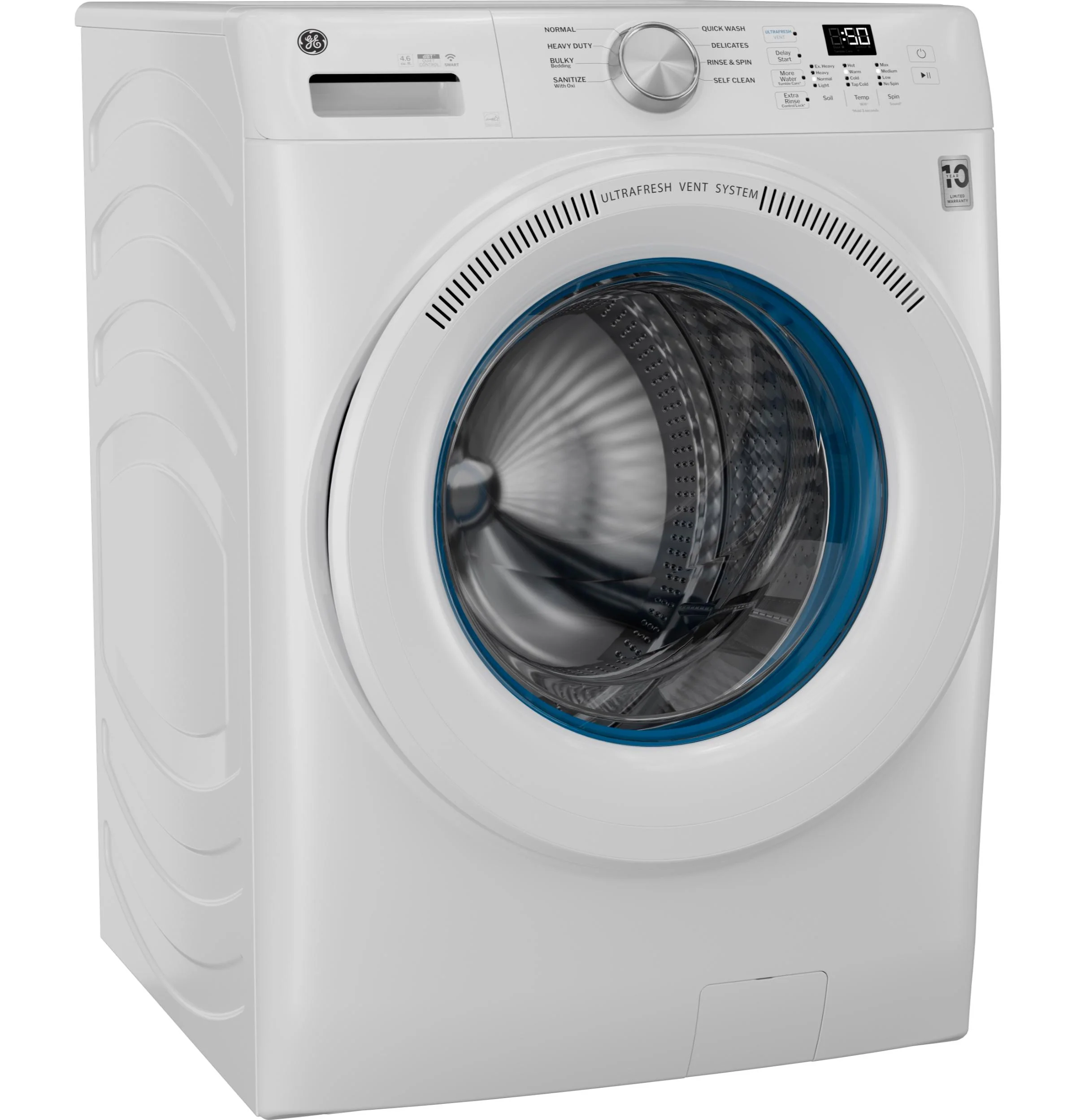 GFW350SSYWW GE® ENERGY STAR® 4.6 cu. ft. Capacity Smart Front Load Washer with UltraFresh Vent System with OdorBlock™ - Image 25