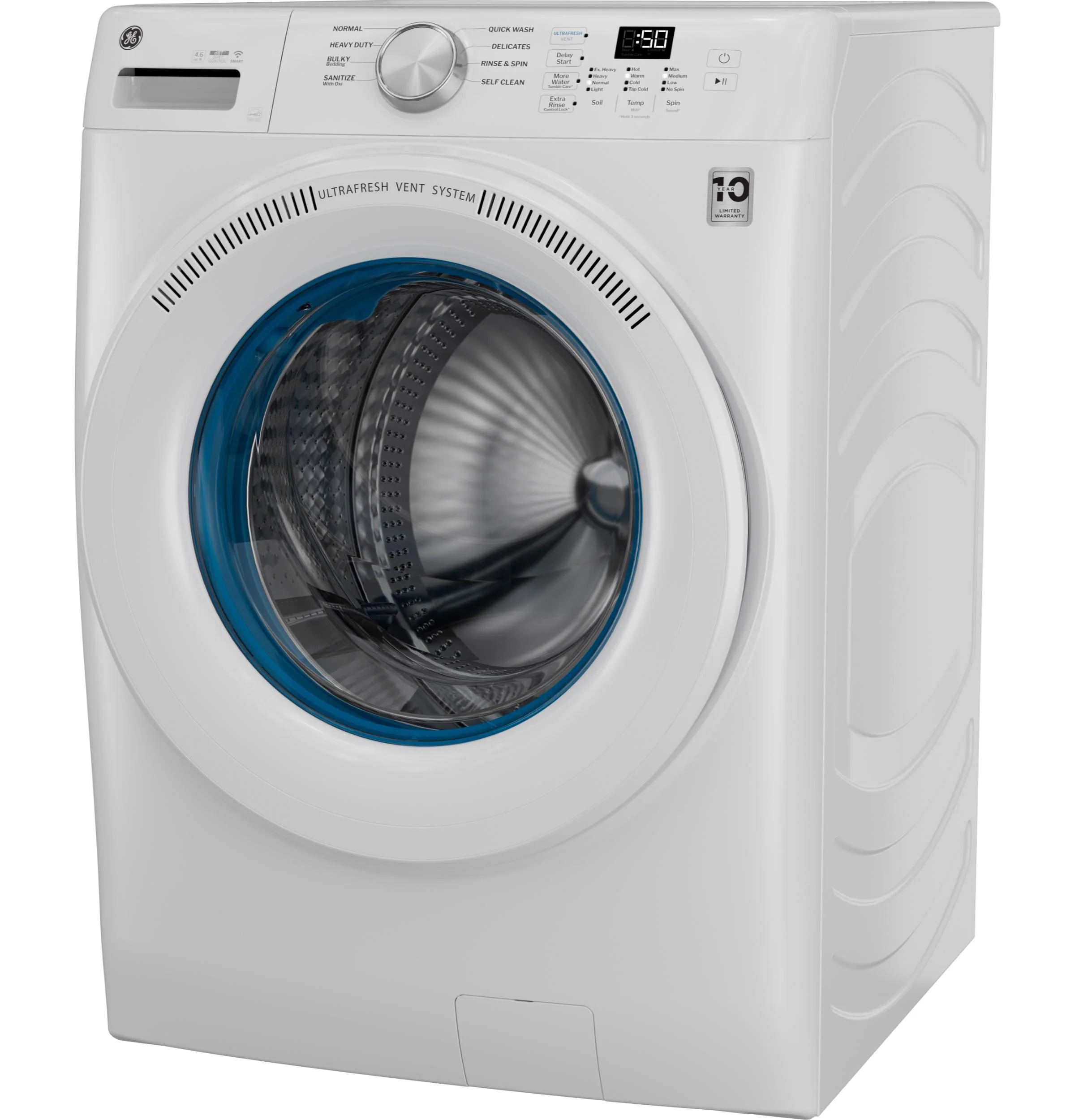 GFW350SSYWW GE® ENERGY STAR® 4.6 cu. ft. Capacity Smart Front Load Washer with UltraFresh Vent System with OdorBlock™ - Image 26