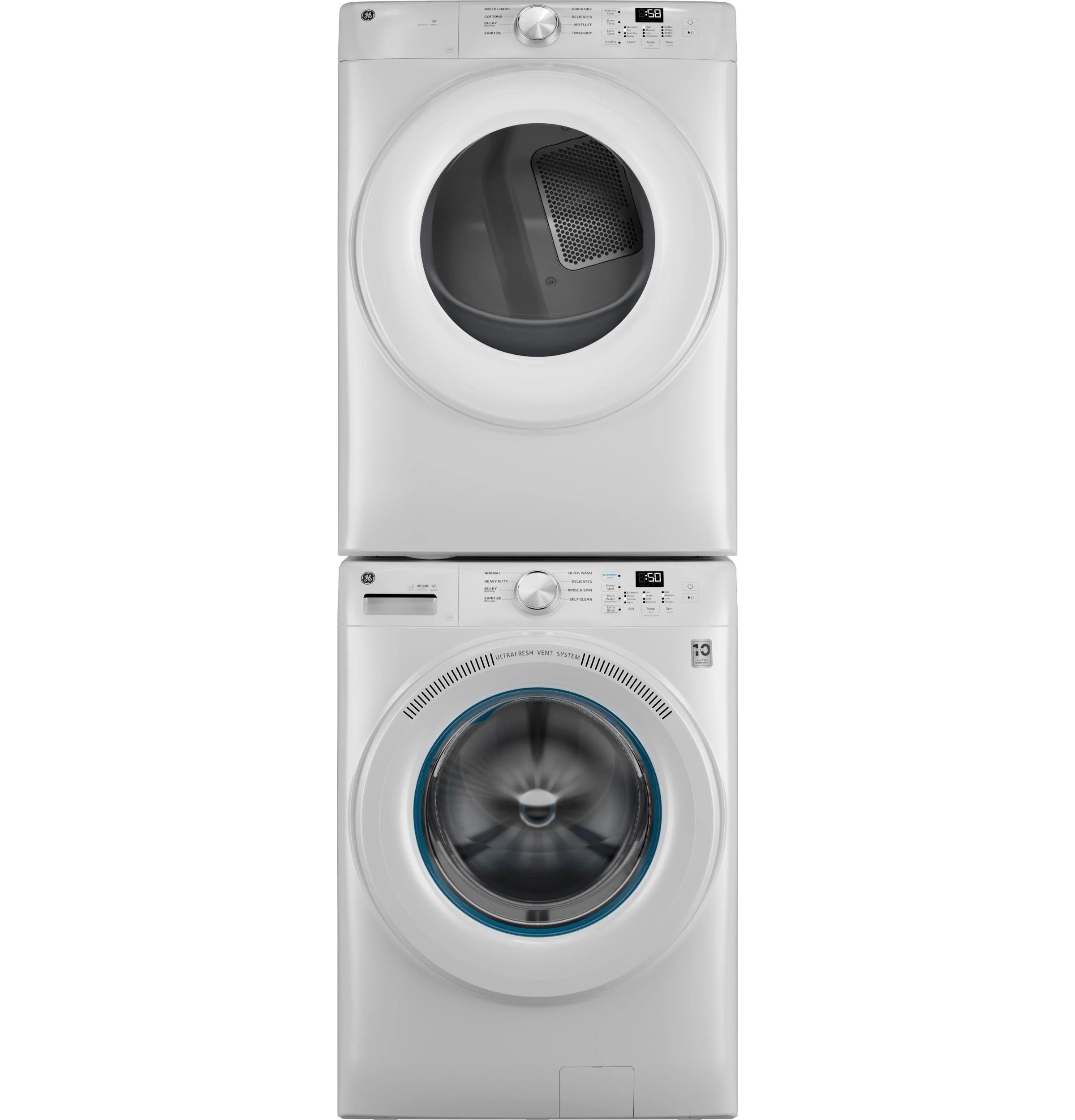 GFW350SSYWW GE® ENERGY STAR® 4.6 cu. ft. Capacity Smart Front Load Washer with UltraFresh Vent System with OdorBlock™ - Image 6