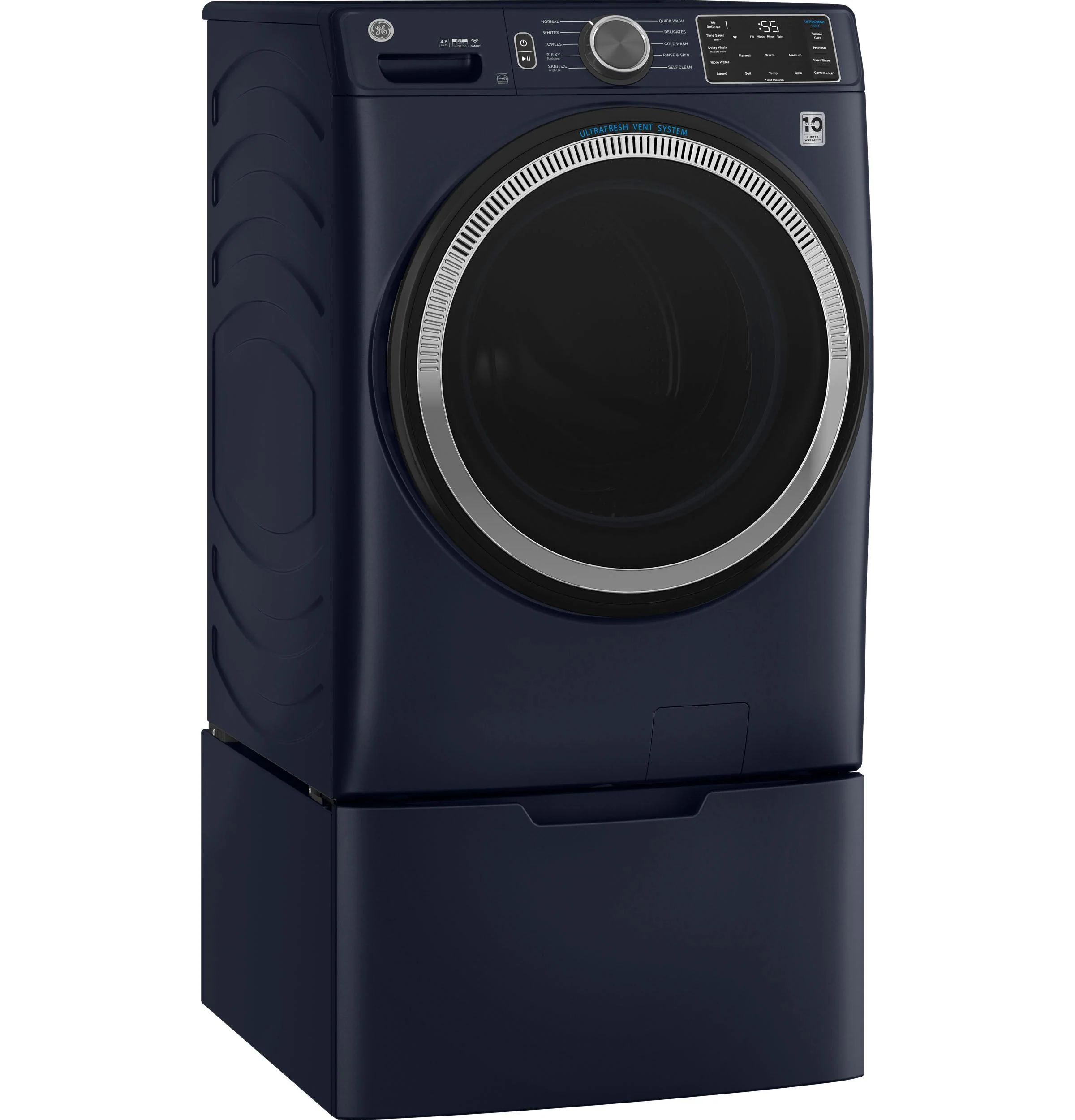 GFW550SPRRS GE® ENERGY STAR® 4.8 cu. ft. Capacity Smart Front Load Washer with UltraFresh Vent System with OdorBlock™ and Sanitize w/Oxi - Image 18