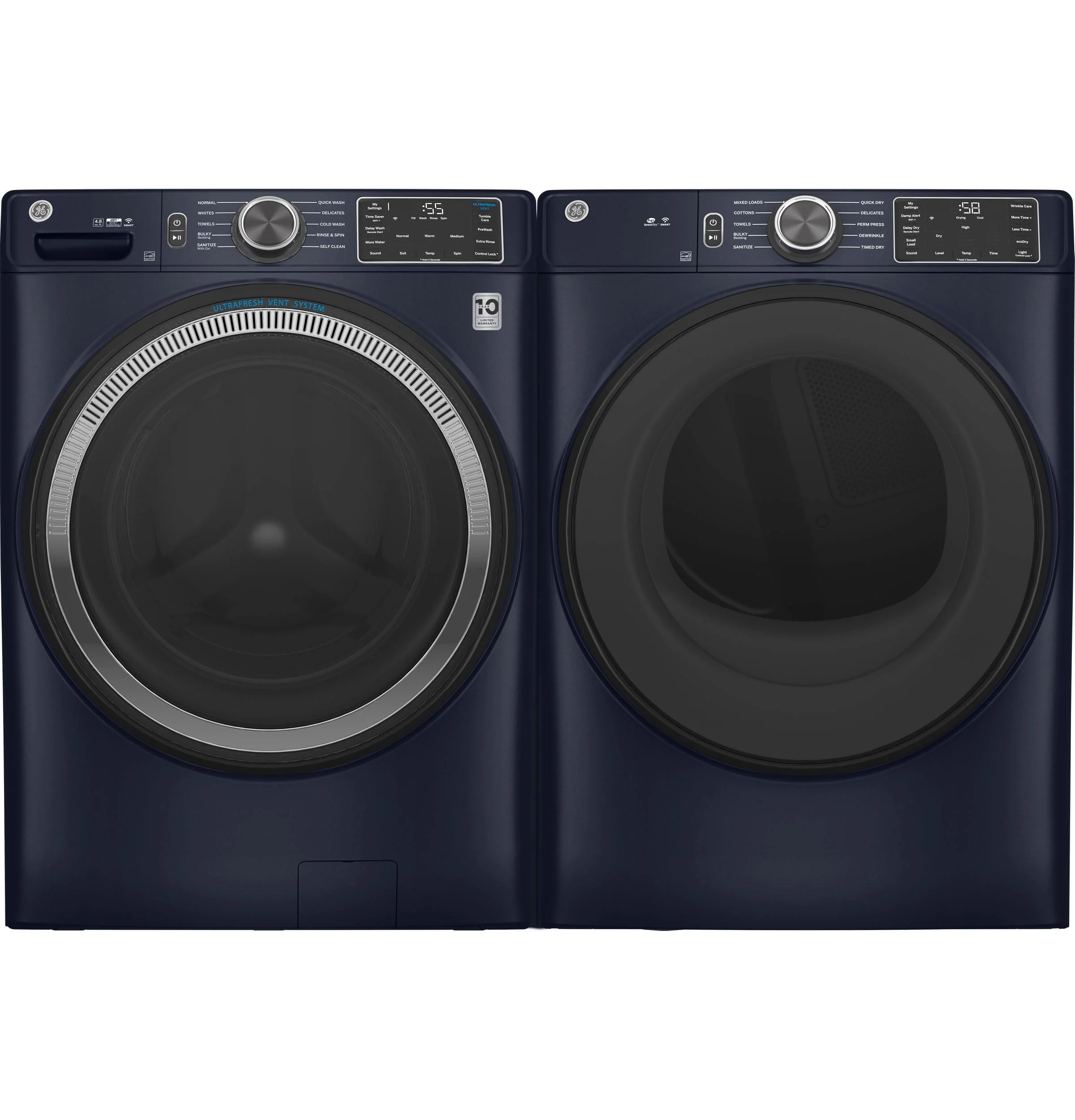 GFW550SPRRS GE® ENERGY STAR® 4.8 cu. ft. Capacity Smart Front Load Washer with UltraFresh Vent System with OdorBlock™ and Sanitize w/Oxi - Image 7
