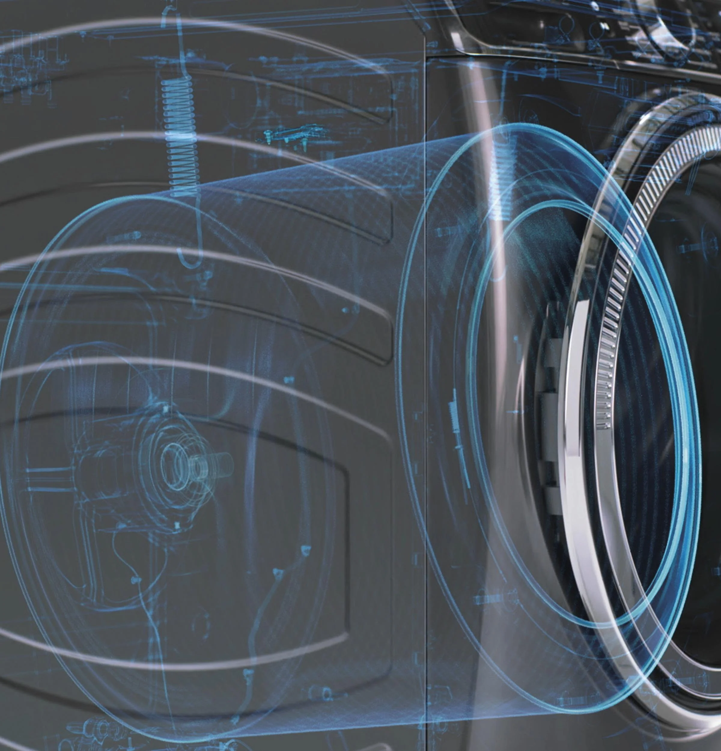 GE® 4.8 cu. ft. Capacity Smart Front Load ENERGY STAR® Steam Washer with SmartDispense™ UltraFresh Vent System with OdorBlock™ and Sanitize + Allergen - Image 17