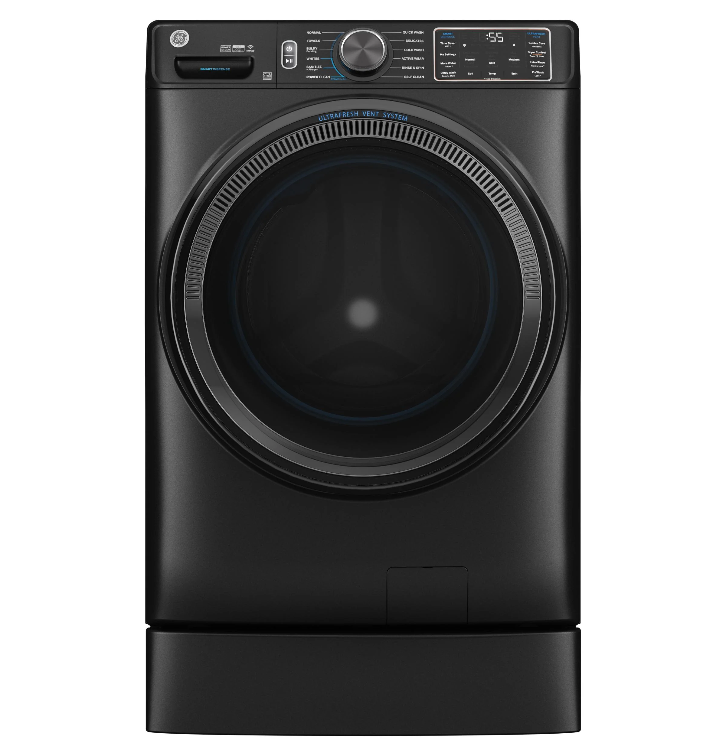 GFW655SPVDS GE® ENERGY STAR® 5.0 cu. ft. Capacity Smart Front Load Steam Washer with SmartDispense™ UltraFresh Vent System with OdorBlock™ and Steam - Image 5