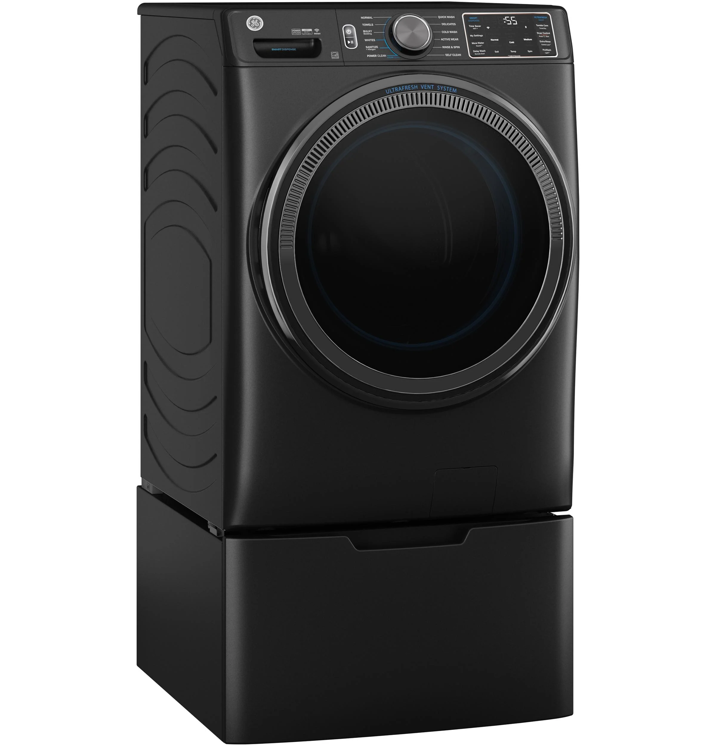 GFW655SPVDS GE® ENERGY STAR® 5.0 cu. ft. Capacity Smart Front Load Steam Washer with SmartDispense™ UltraFresh Vent System with OdorBlock™ and Steam - Image 9