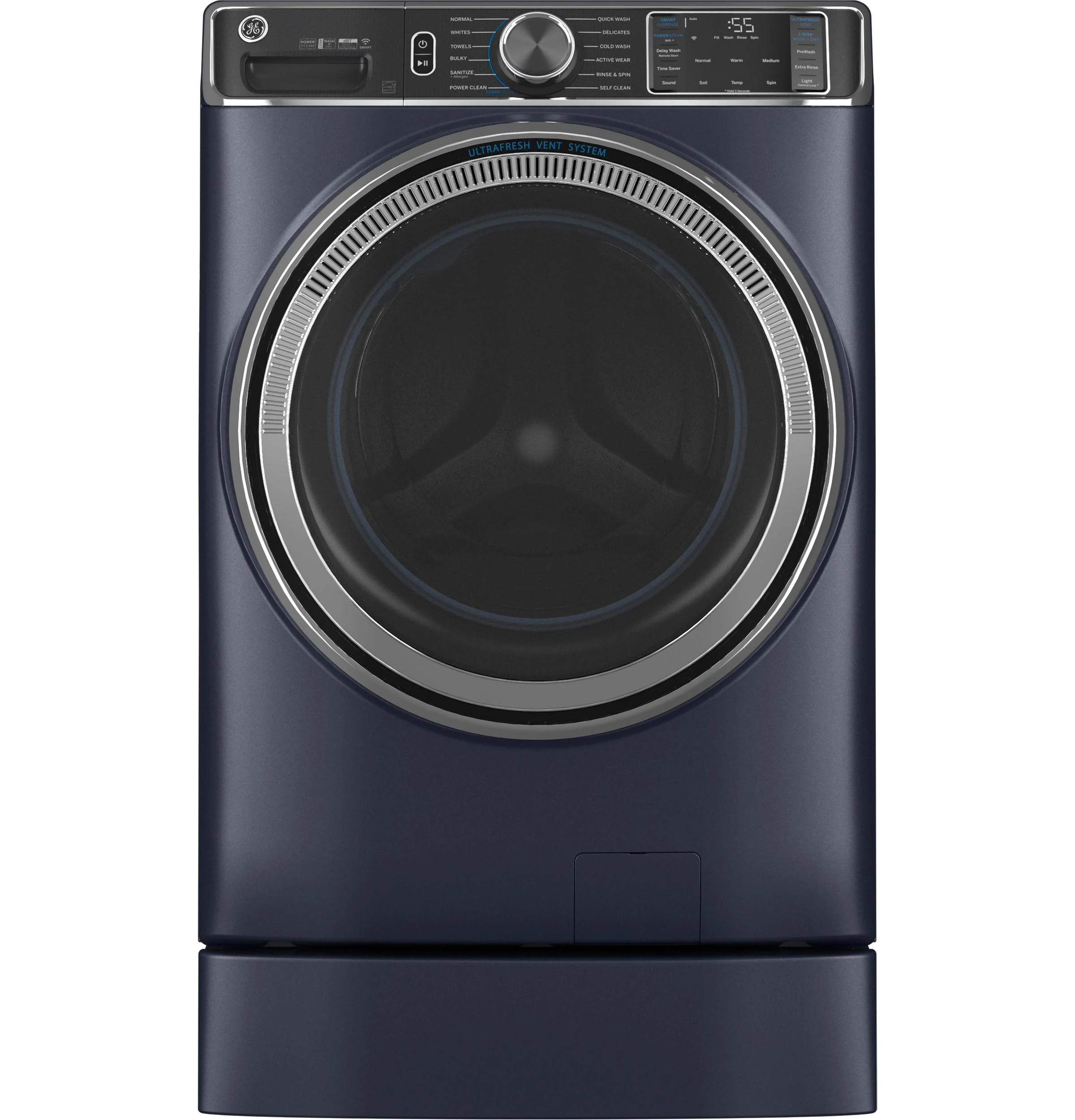 GE® ENERGY STAR® 5.0 cu. ft. Capacity Smart Front Load Steam Washer with SmartDispense™ UltraFresh Vent System with OdorBlock™ and Sanitize   Allergen - Image 32