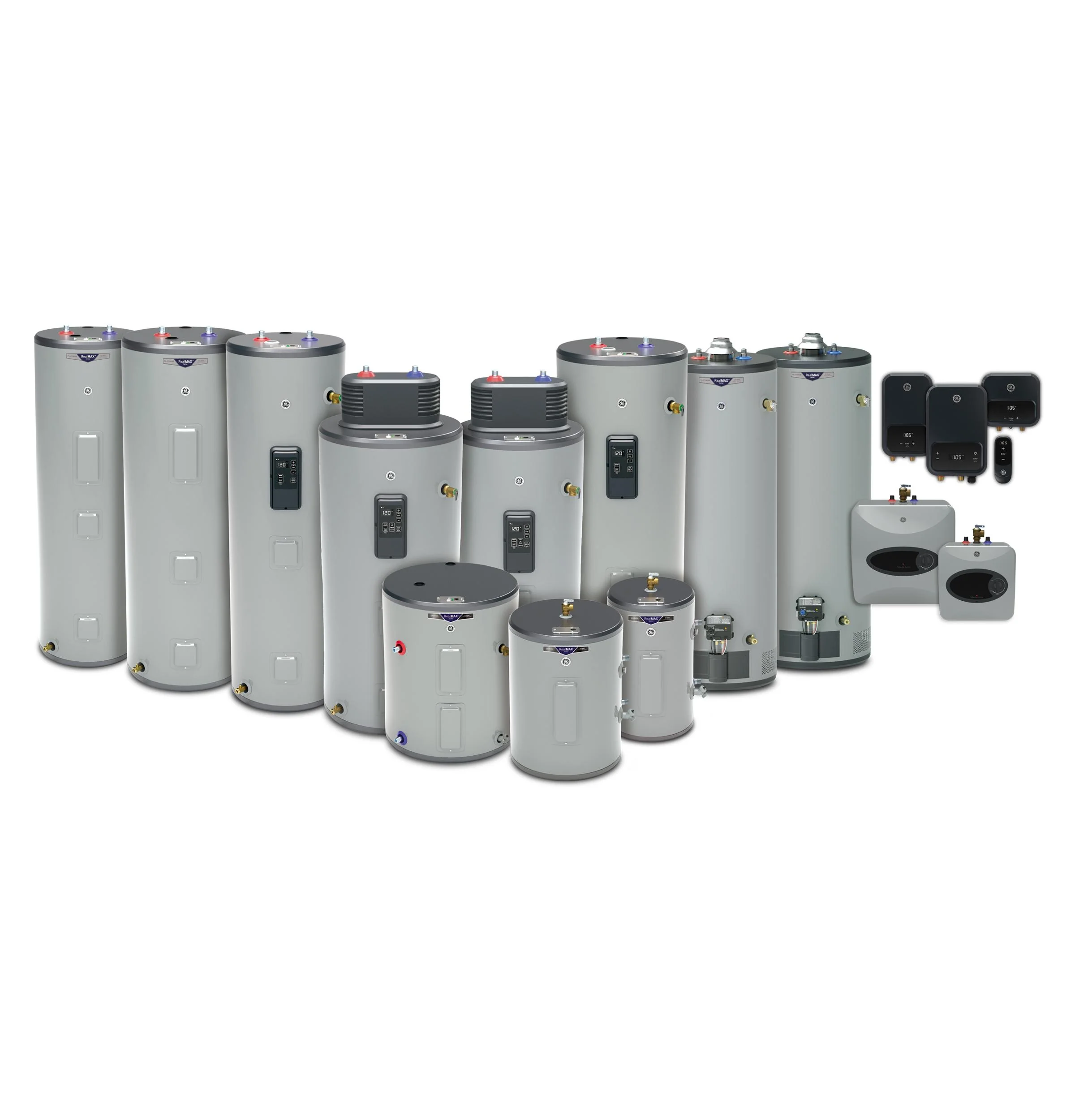 GG50T10BXR GE RealMAX Premium 50-Gallon Tall Natural Gas Atmospheric Water Heater - Image 3