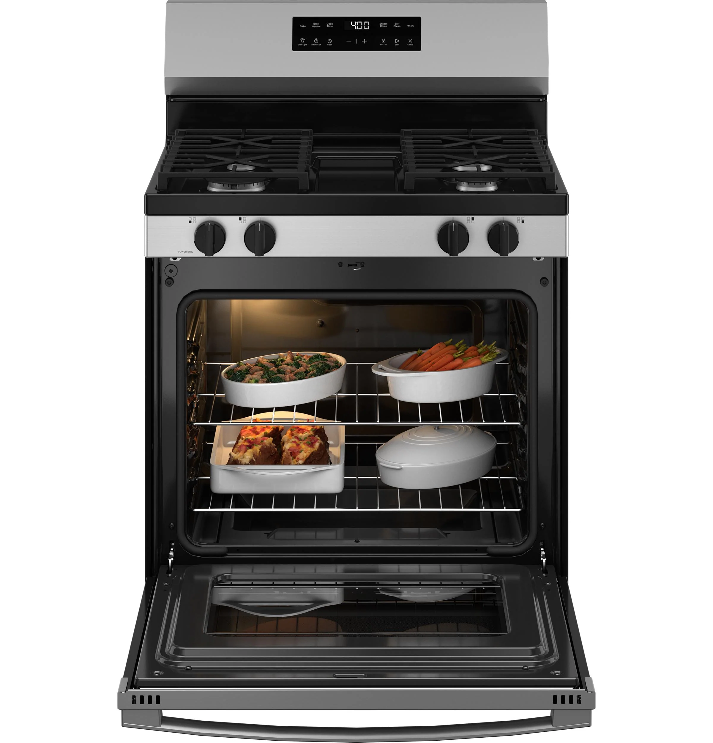 GGF400PVSS GE® 30" Free-Standing Gas Range - Image 4