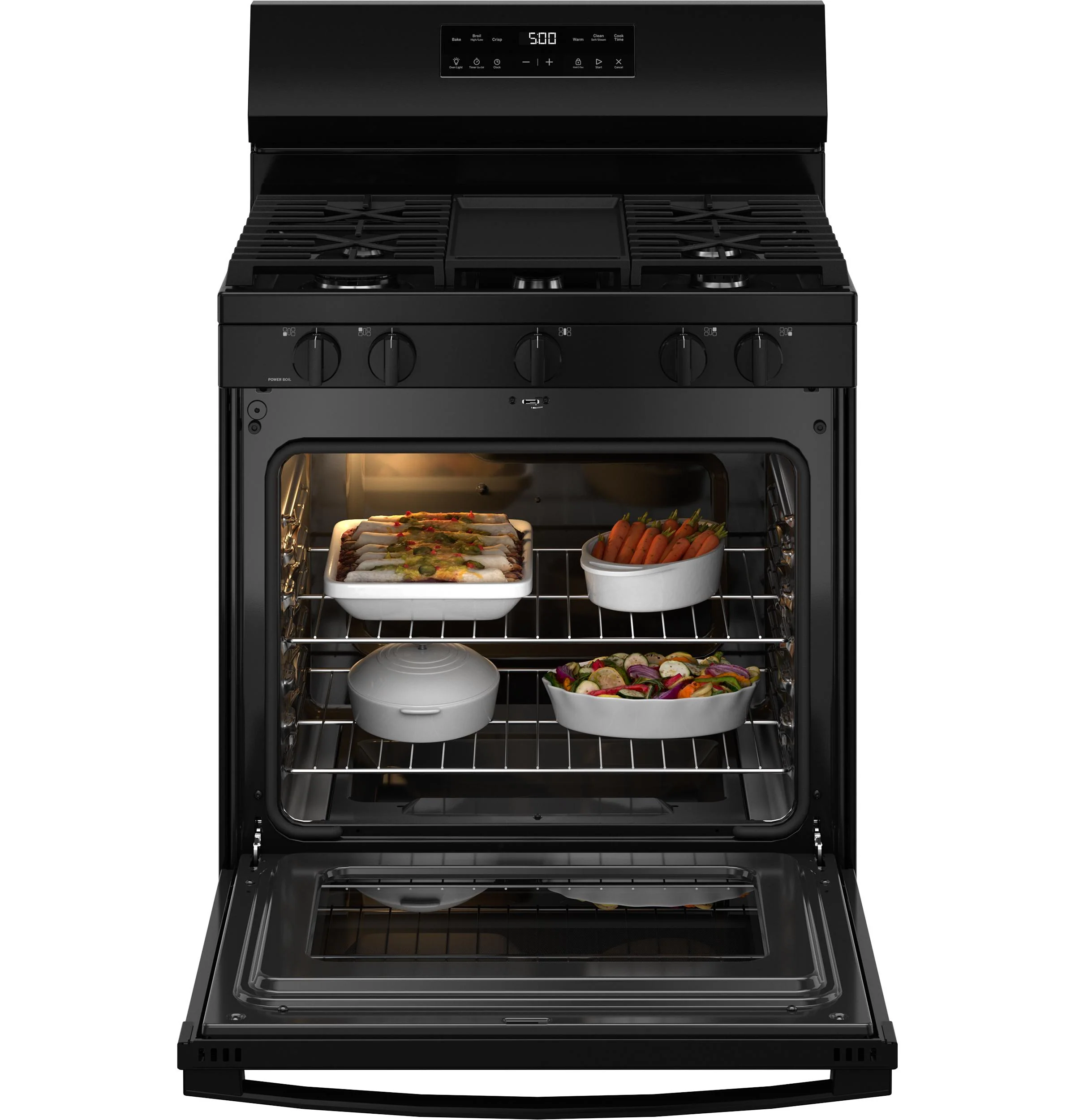 GGF500PVBB GE® 30" Free-Standing Gas Range with Crisp Mode - Image 4