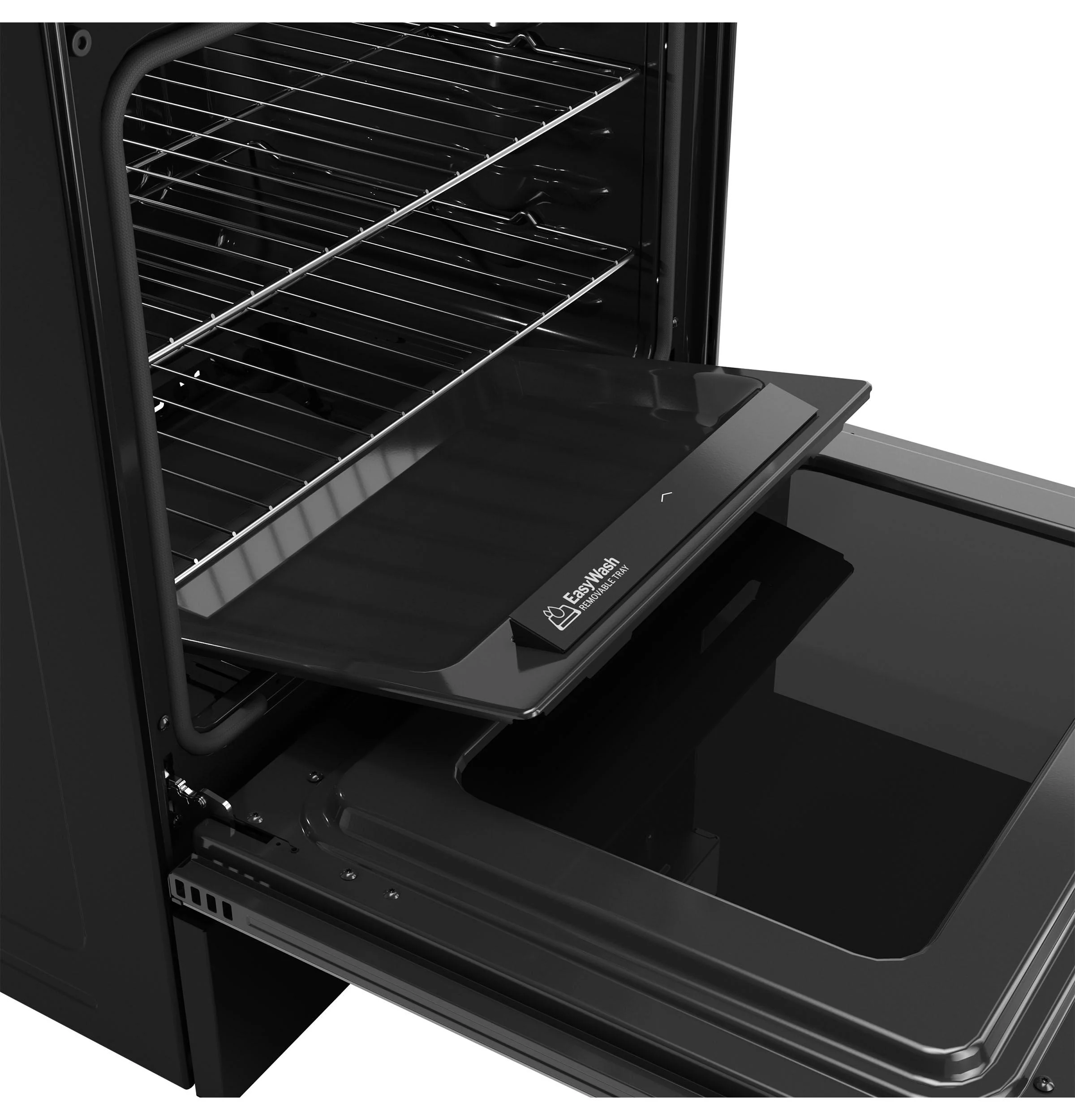 GGF600AVBB GE® 30" Free-Standing Gas Convection Range with No Preheat Air Fry and EasyWash™ Oven Tray - Image 7