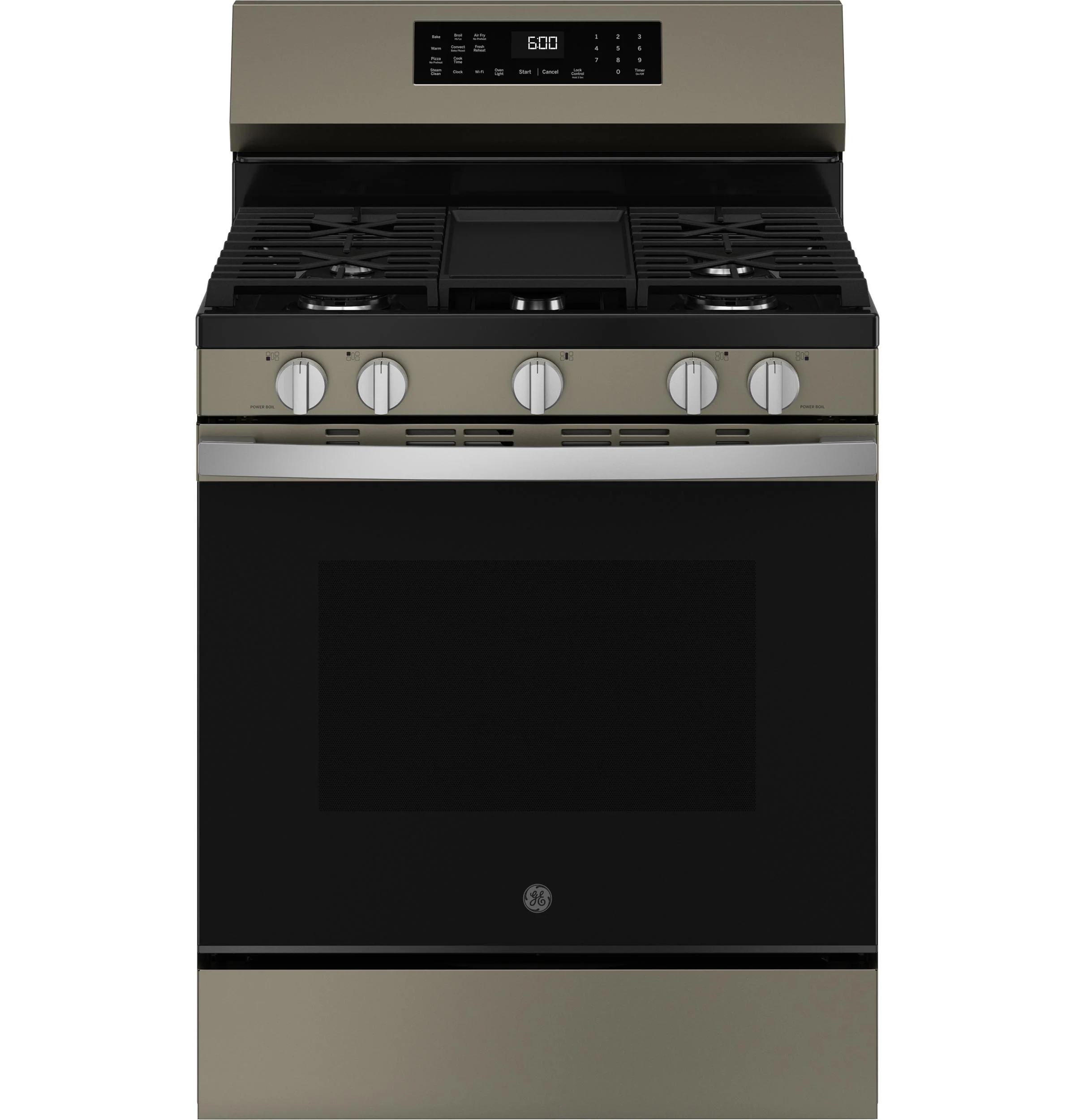 GGF600AVES GE® 30" Free-Standing Gas Convection Range with No Preheat Air Fry and EasyWash™ Oven Tray
